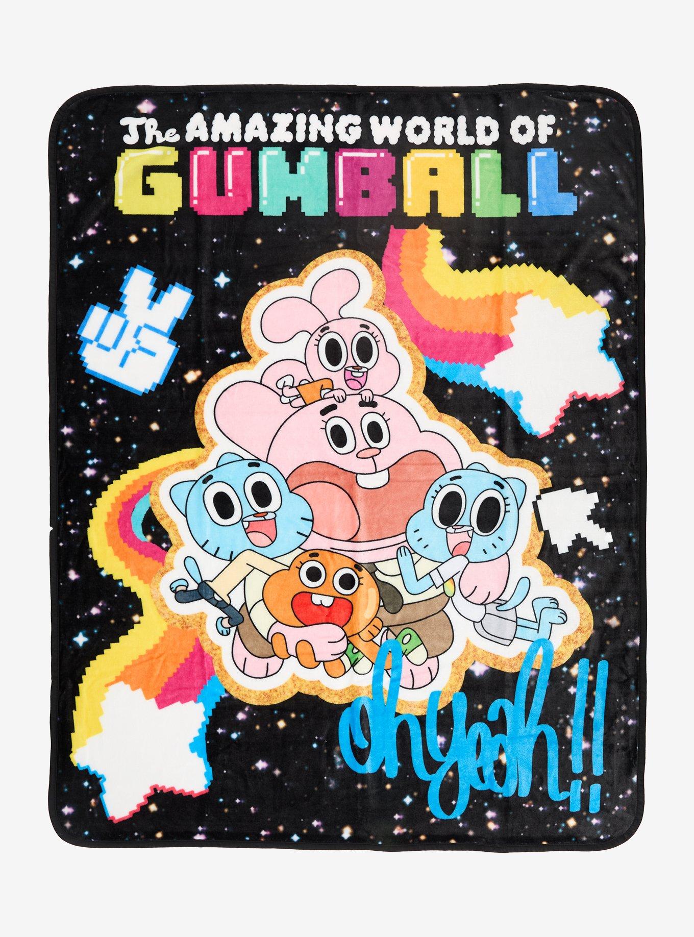 The Amazing World Of Gumball Characters Throw Blanket, , hi-res