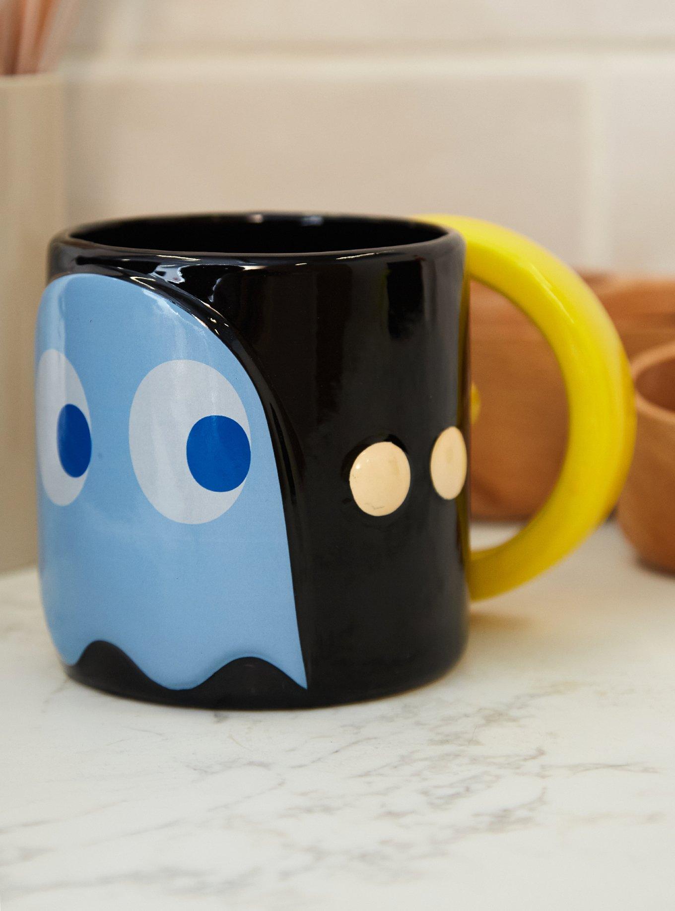 Pac-Man Figural Handle Ghost Mug, , hi-res