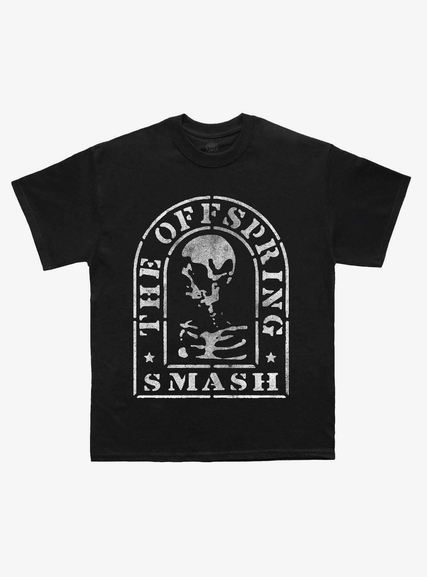 The Offspring Skeleton Smash T-Shirt, , hi-res
