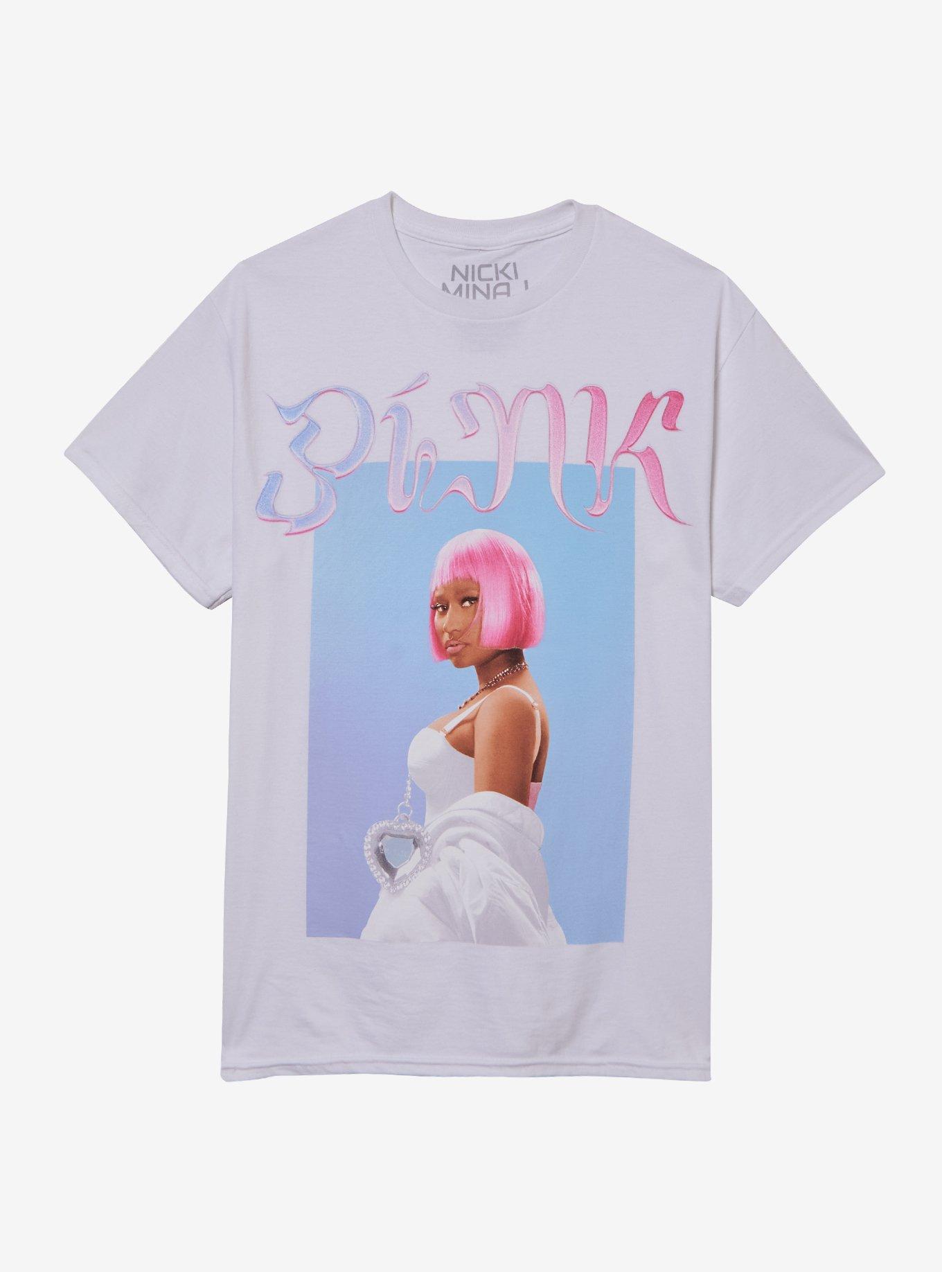 Nicki Minaj Pink Portrait T-Shirt, , hi-res