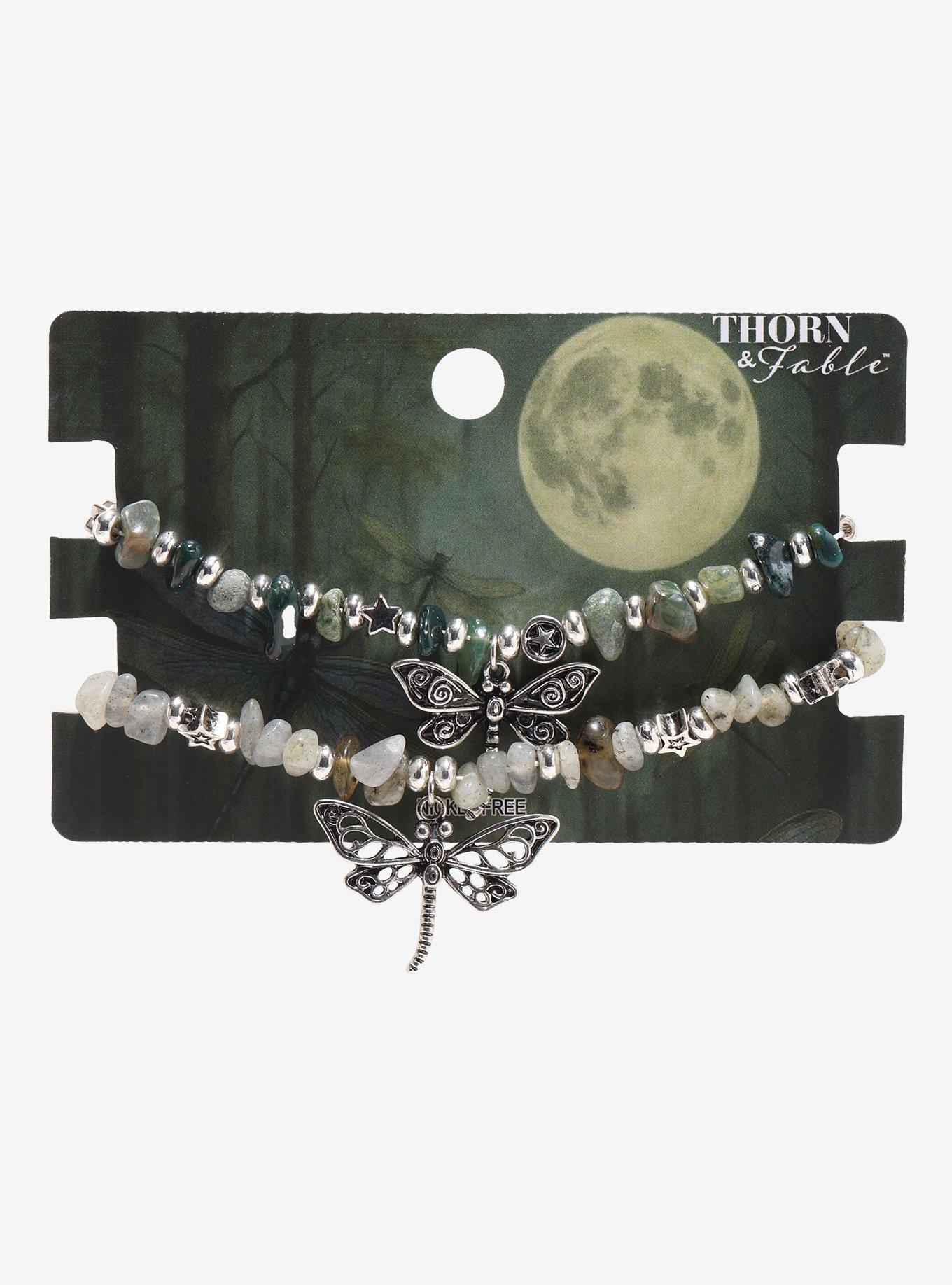 Thorn & Fable Dragonfly Best Friend Bracelet Set, , hi-res