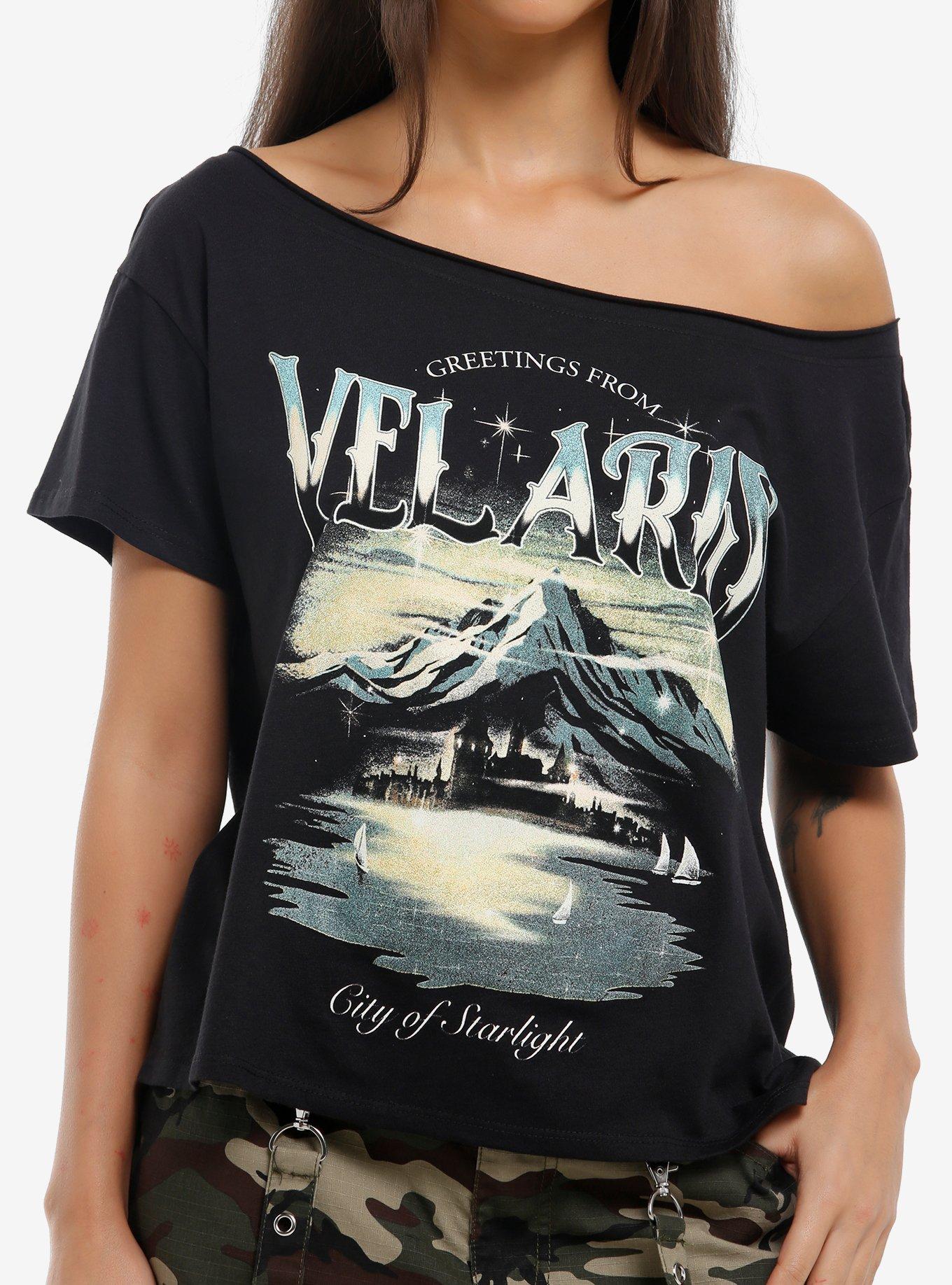 A Court Of Thorns And Roses Velaris Girls Off-Shoulder T-Shirt, , hi-res