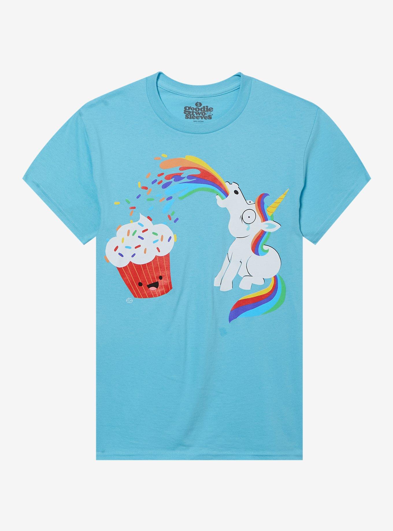 Unicorn & Cupcake T-Shirt By Goodie Two Sleeves, , hi-res