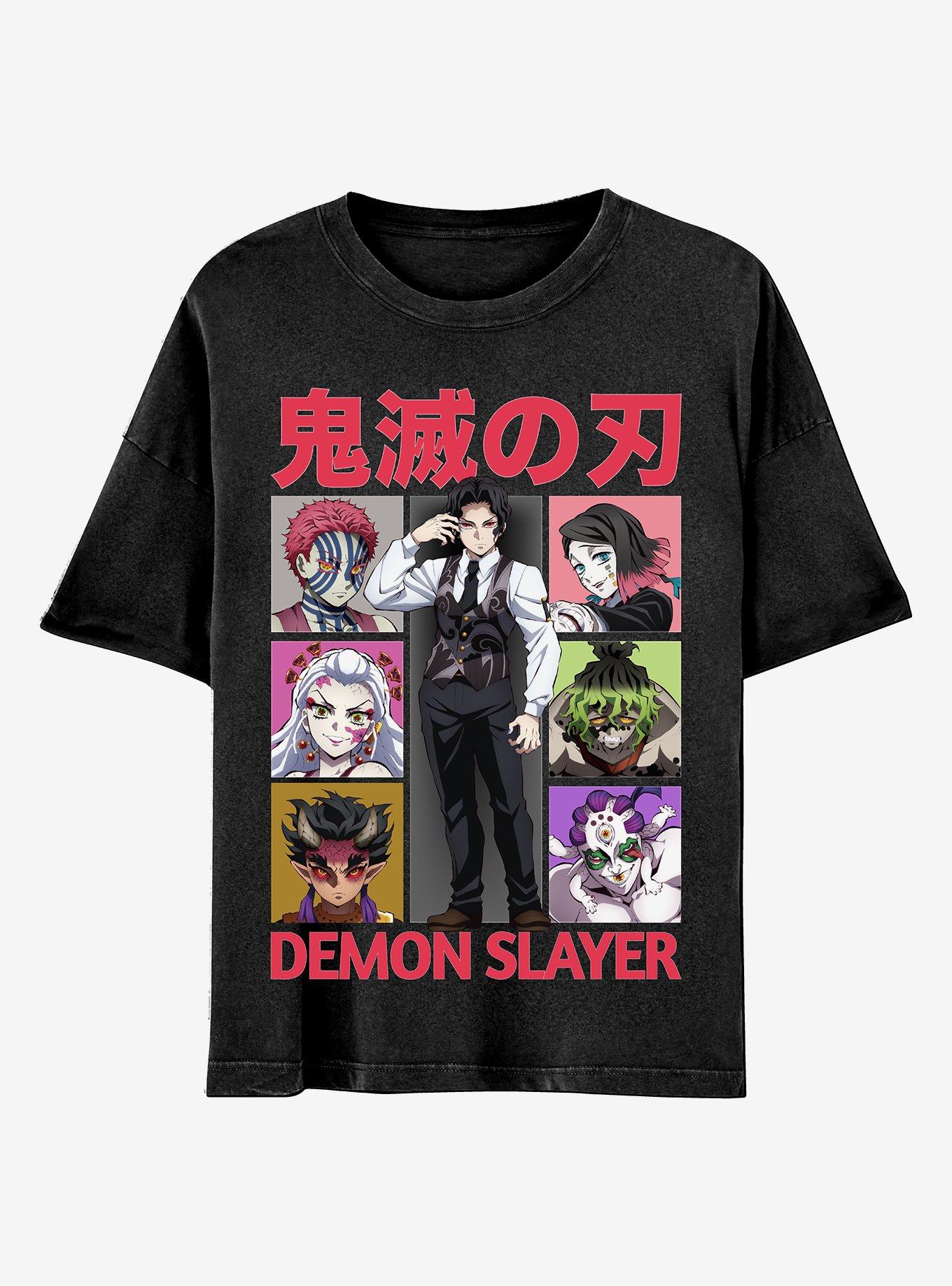 Demon Slayer: Kimetsu No Yaiba Demons Grid T-Shirt, , hi-res