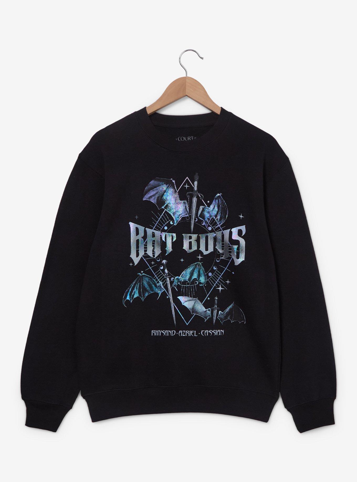 A Court of Thorns and Roses Bat Boys Crewneck &mdash; BoxLunch Exclusive, , hi-res
