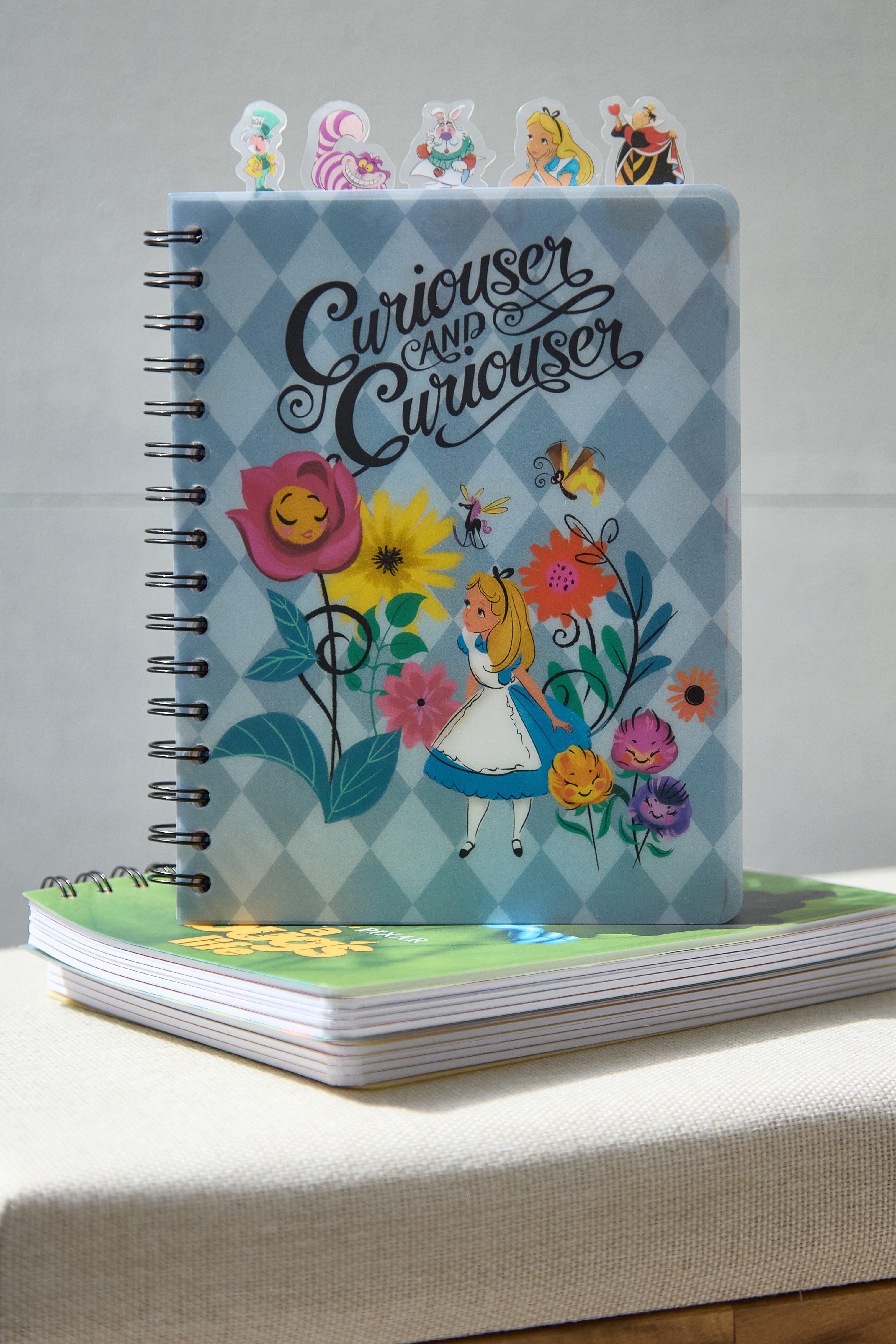 Disney Alice in Wonderland Curiouser and Curiouser Figural Tab Journal — BoxLunch Exclusive