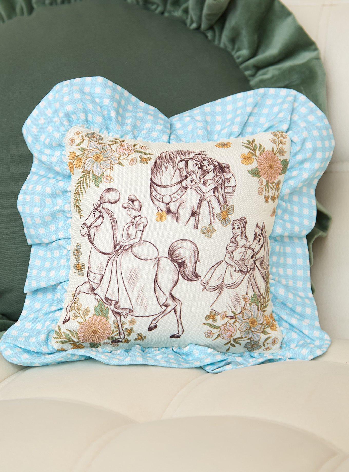 Disney Princess Horses Mini Ruffle Pillow &mdash; BoxLunch Exclusive, , hi-res