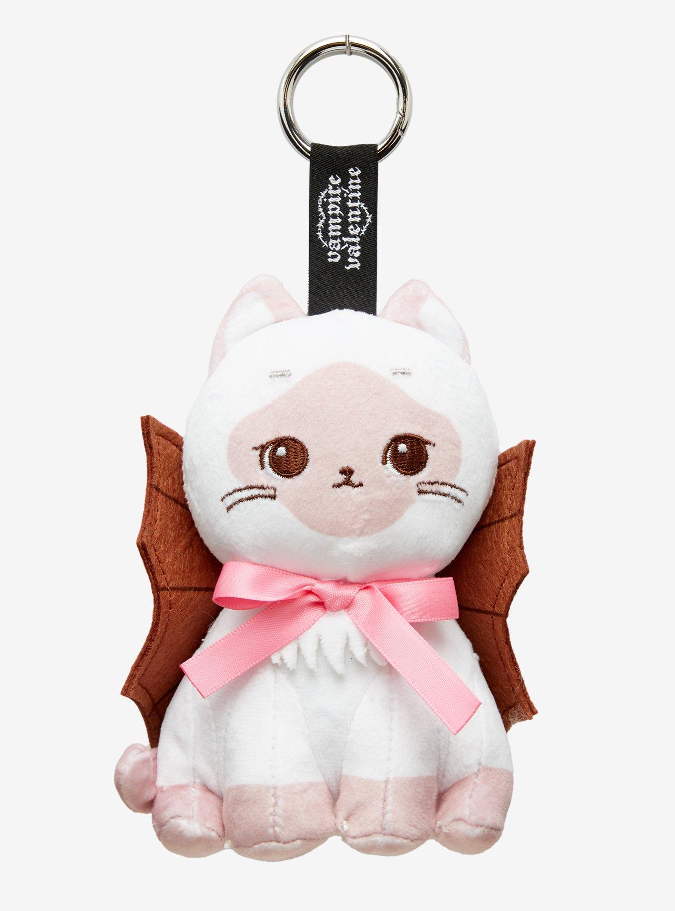 Vampire Valentine Cat Plush Bag Charm Hot Topic Exclusive, , hi-res