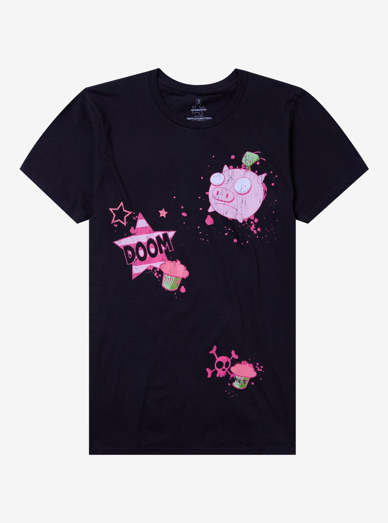 Invader Zim GIR Pig & Cupcake T-Shirt, , hi-res