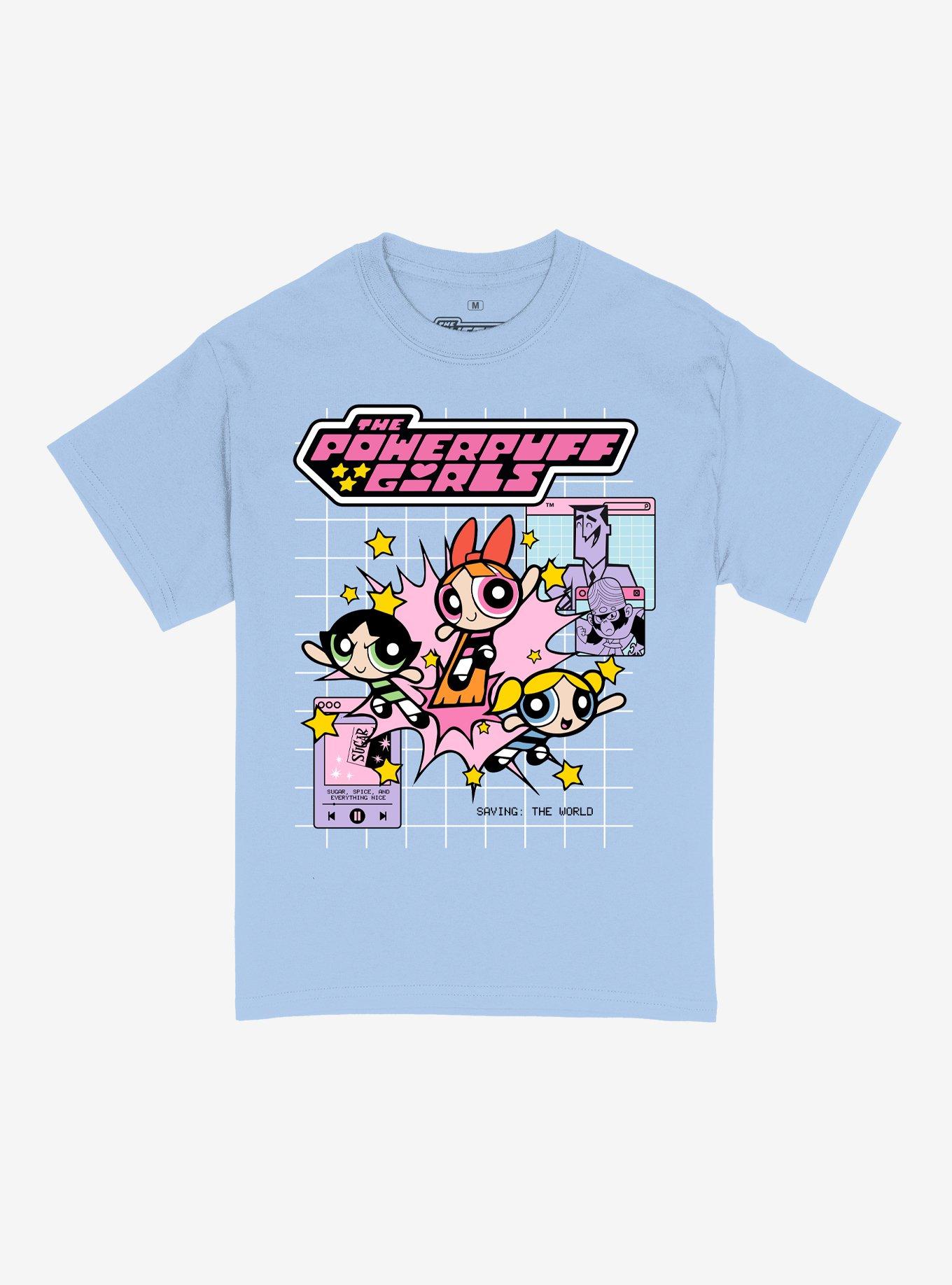 The Powerpuff Girls Group Jump T-Shirt, , hi-res
