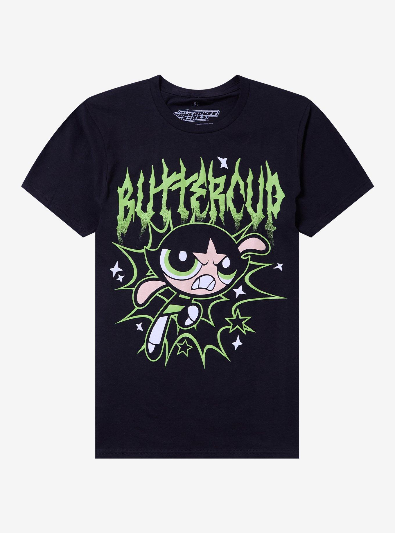 The Powerpuff Girls Buttercup Metal T-Shirt, , hi-res