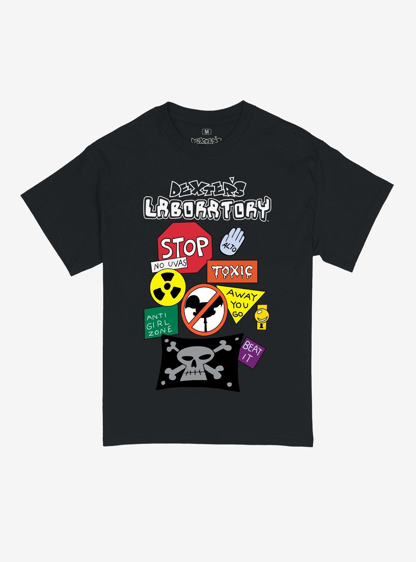 Dexter's Laboratory Sign Collage T-Shirt, , hi-res