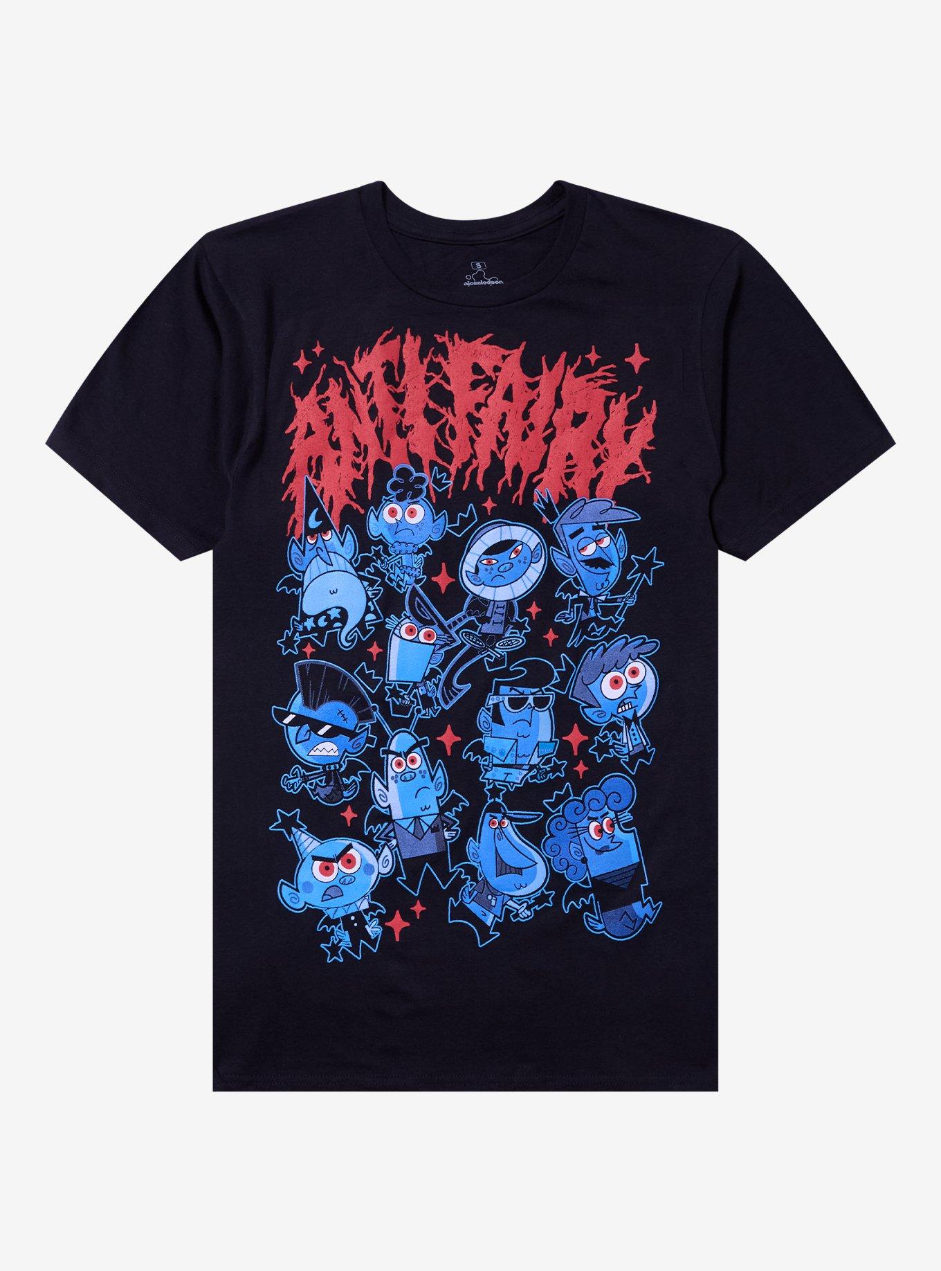 The Fairly OddParents Anti-Fairy Metal T-Shirt, , hi-res