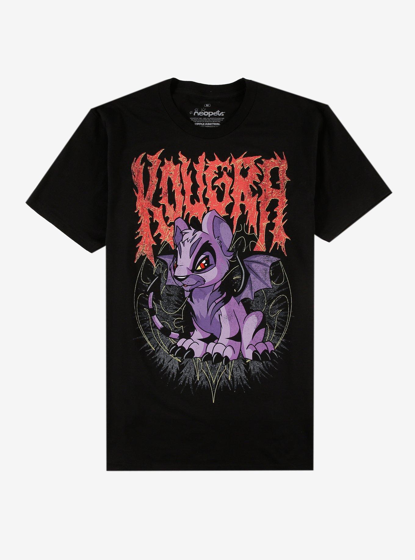 Neopets Kougra Metal T-Shirt, MULTI, hi-res