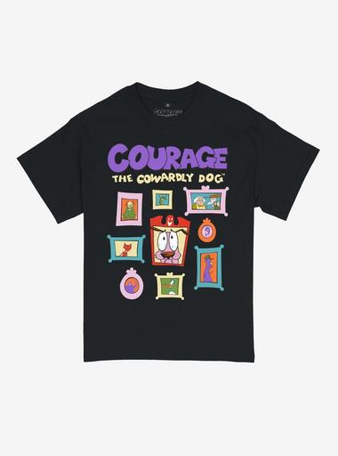 Courage The Cowardly Dog Frames T-Shirt | Hot Topic