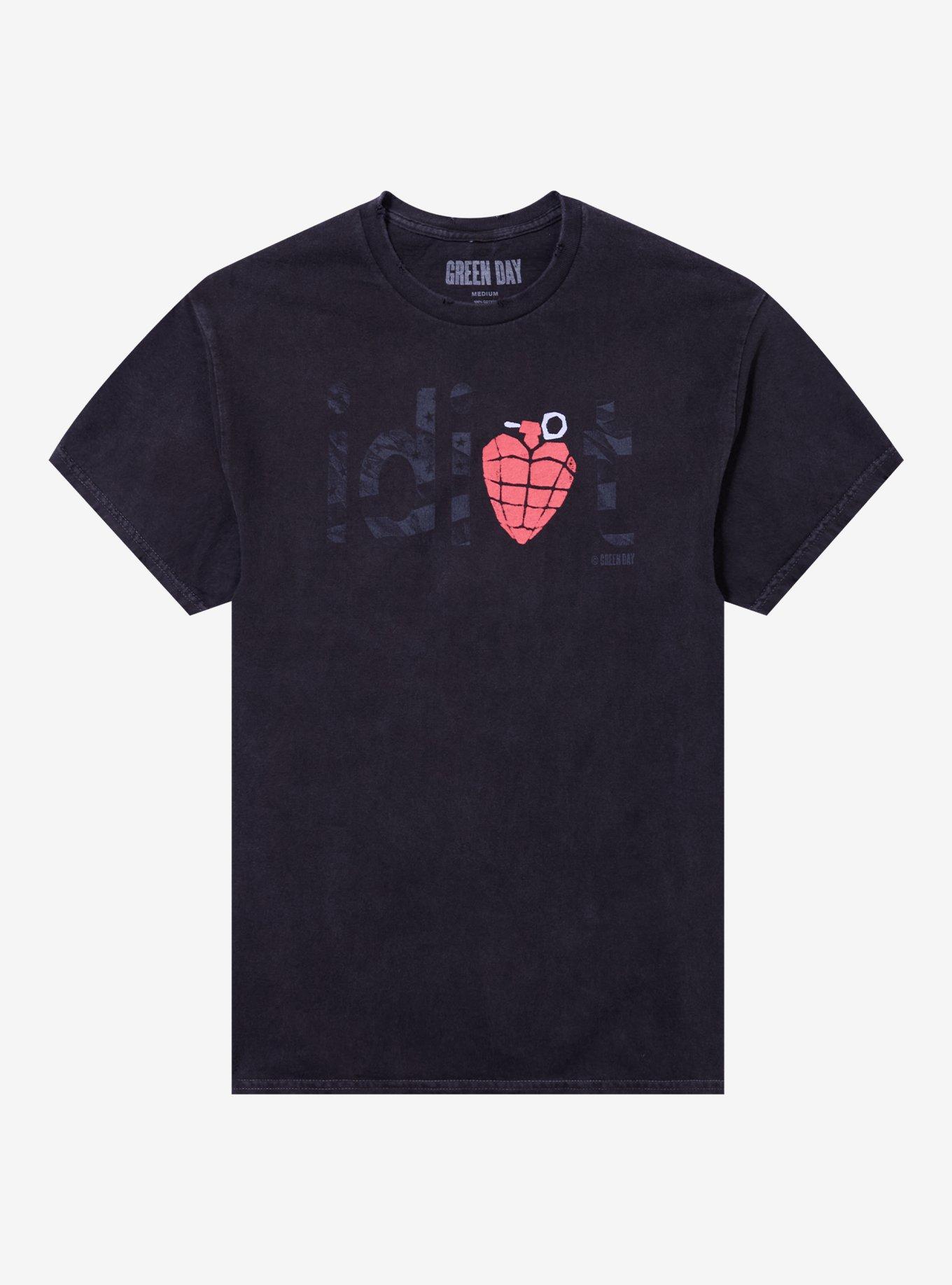 Green Day American Idiot Heart Grenade T-Shirt, , hi-res
