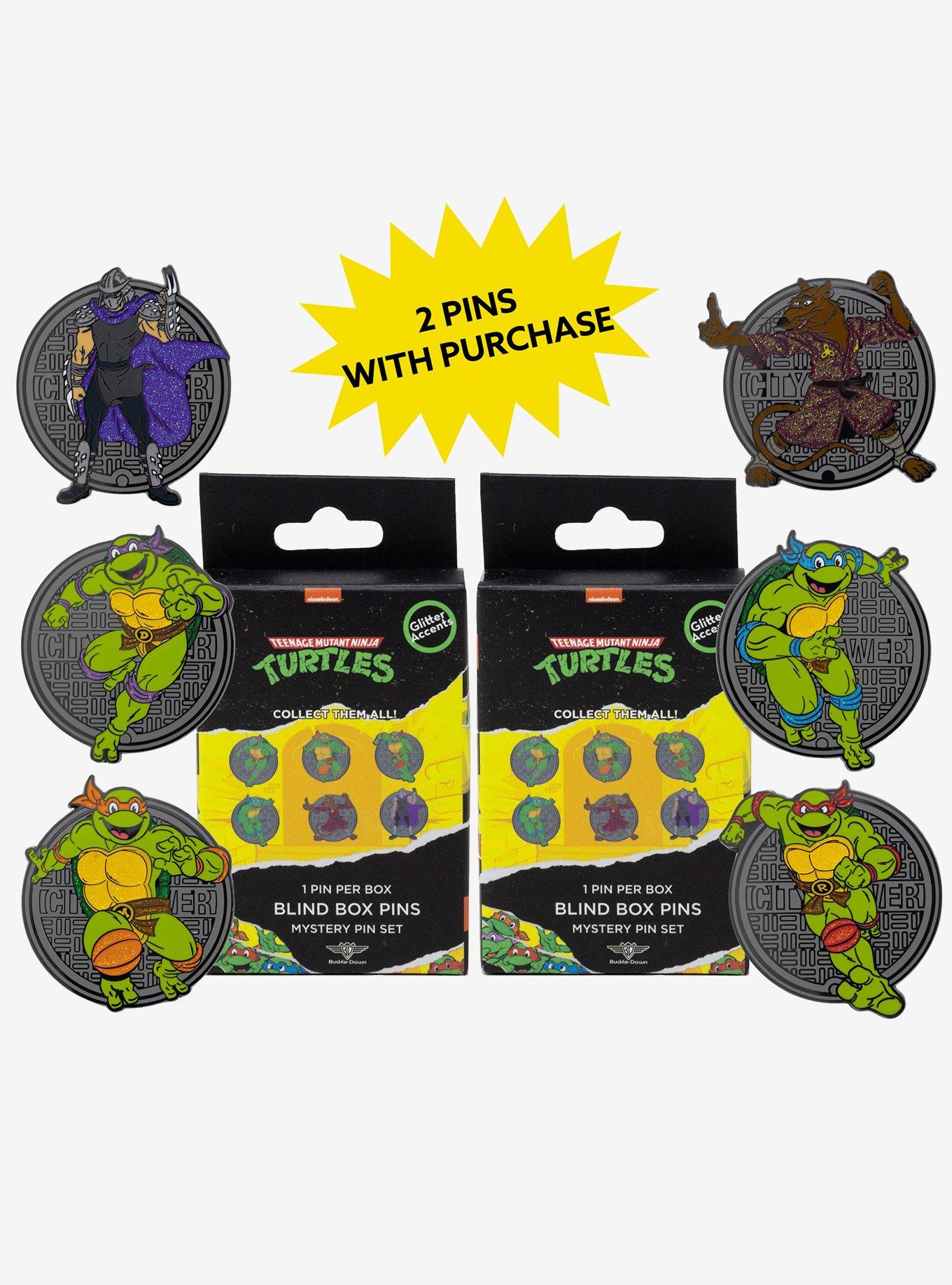 Teenage Mutant Ninja Turtles Mystery Enamel Pin Blind Box Series 2 Pack, , hi-res