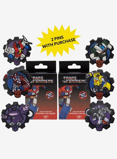 Transformers Mystery Enamel Pin Blind Box Series 2 Pack | Hot Topic