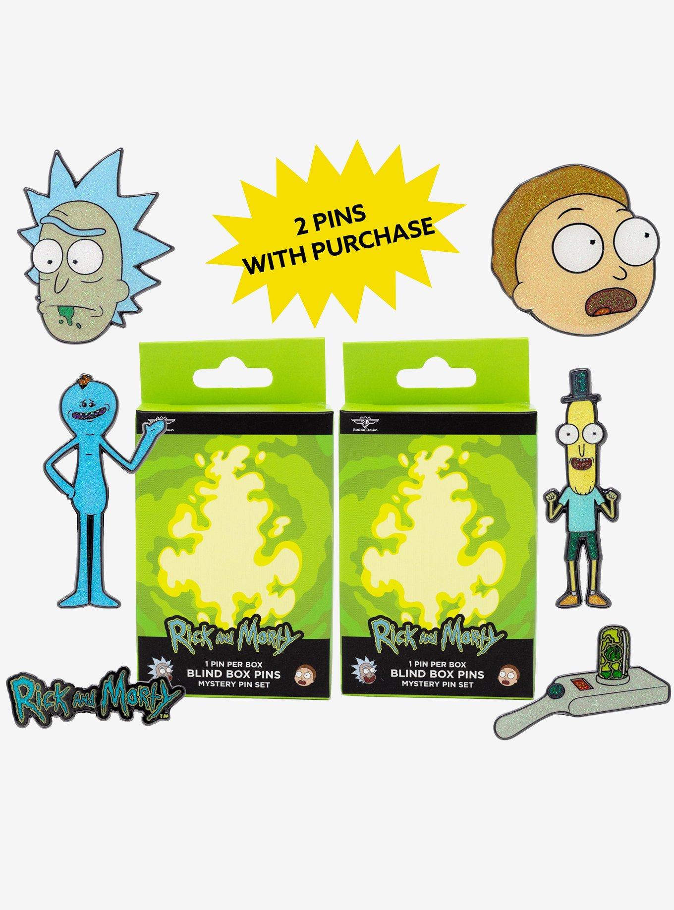 Rick and Morty Mystery Enamel Pin Blind Box Series 2 Pack, , hi-res