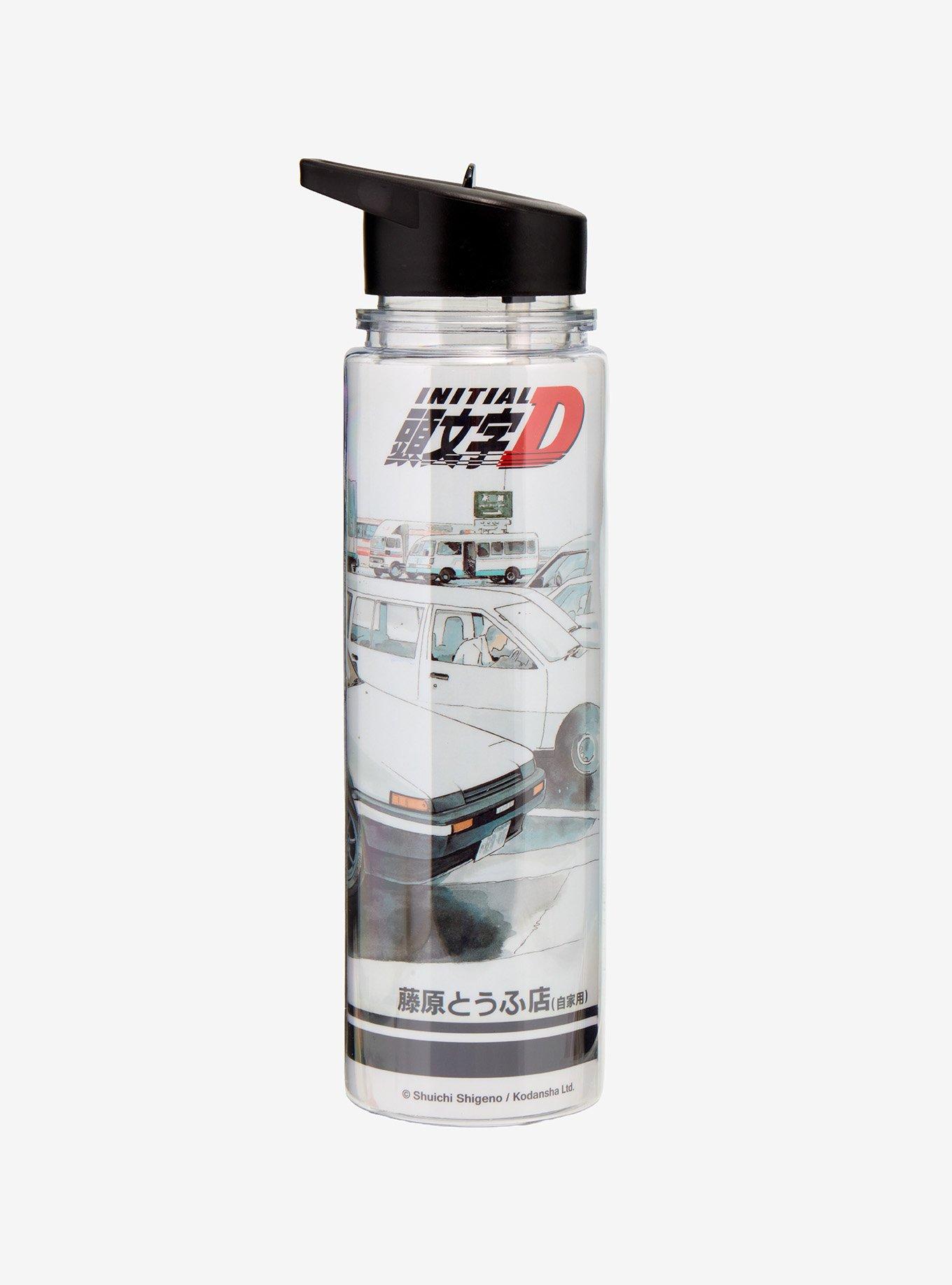 Initial D Cars Water Bottle, , hi-res