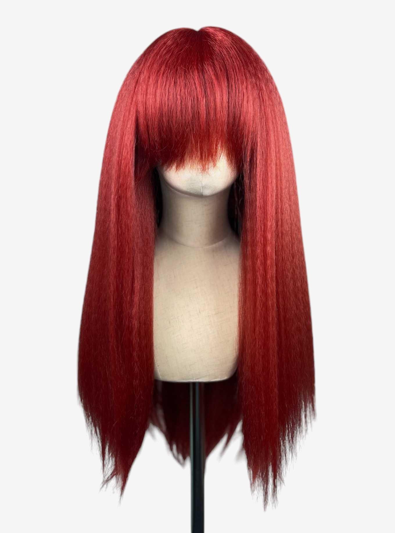 Crimped Nyx Dark Red Wig, , hi-res