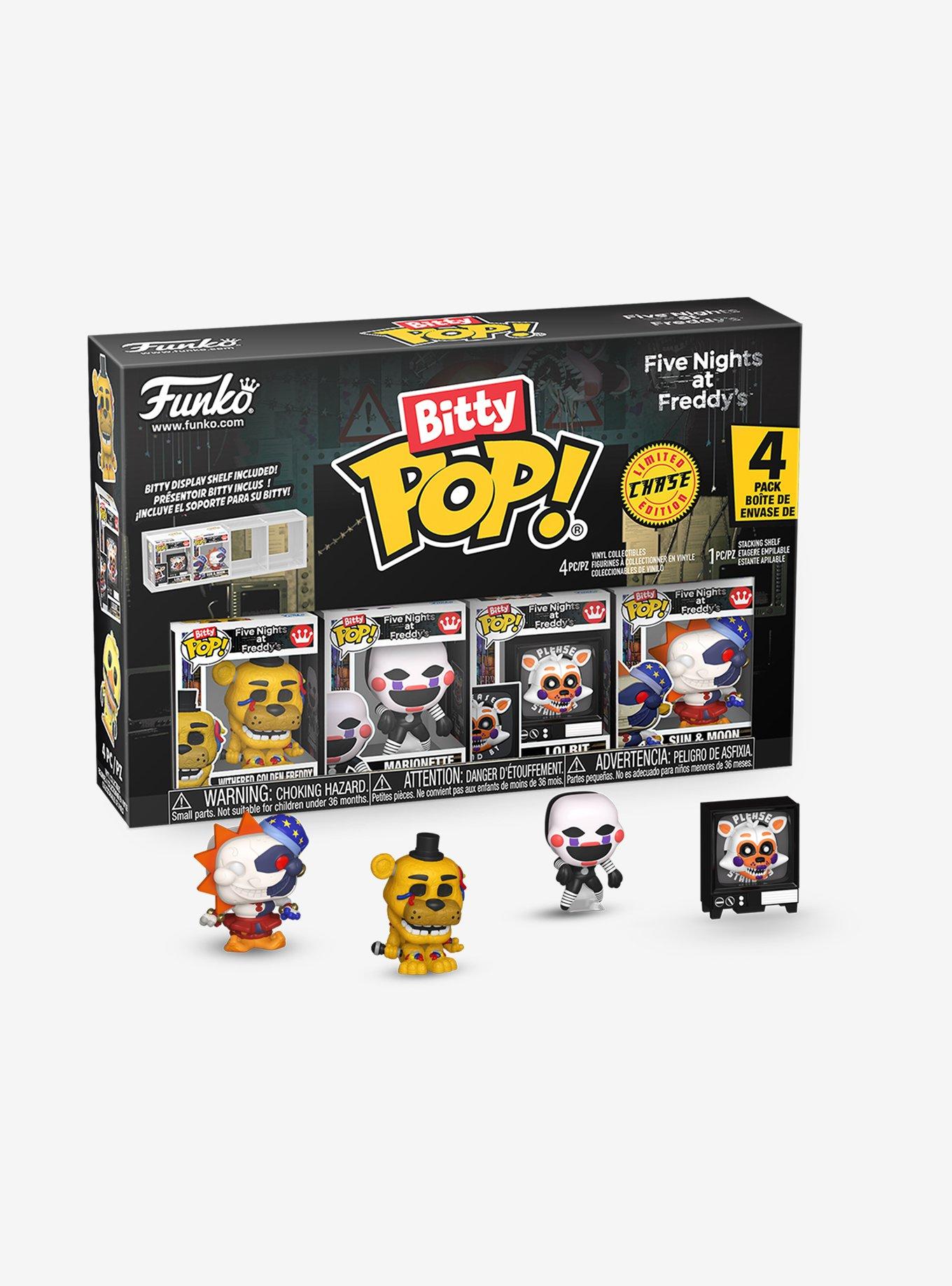 Funko Five Nights At Freddy's Bitty Pop! Withered Golden Freddy Figure Set, , hi-res