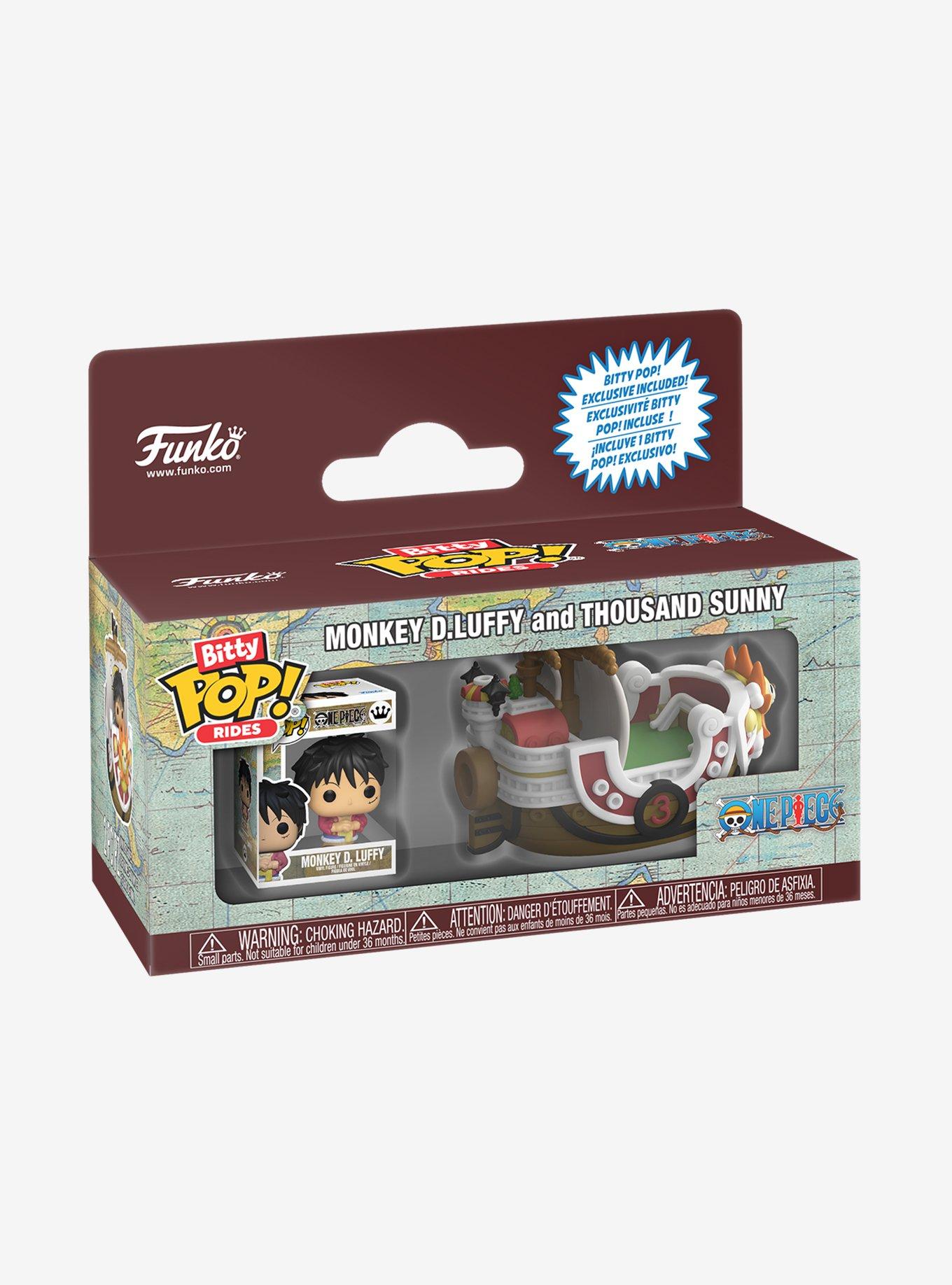 Funko One Piece Bitty Pop! Rides Monkey D. Luffy And Thousand Sunny Vinyl Figure Set, , hi-res