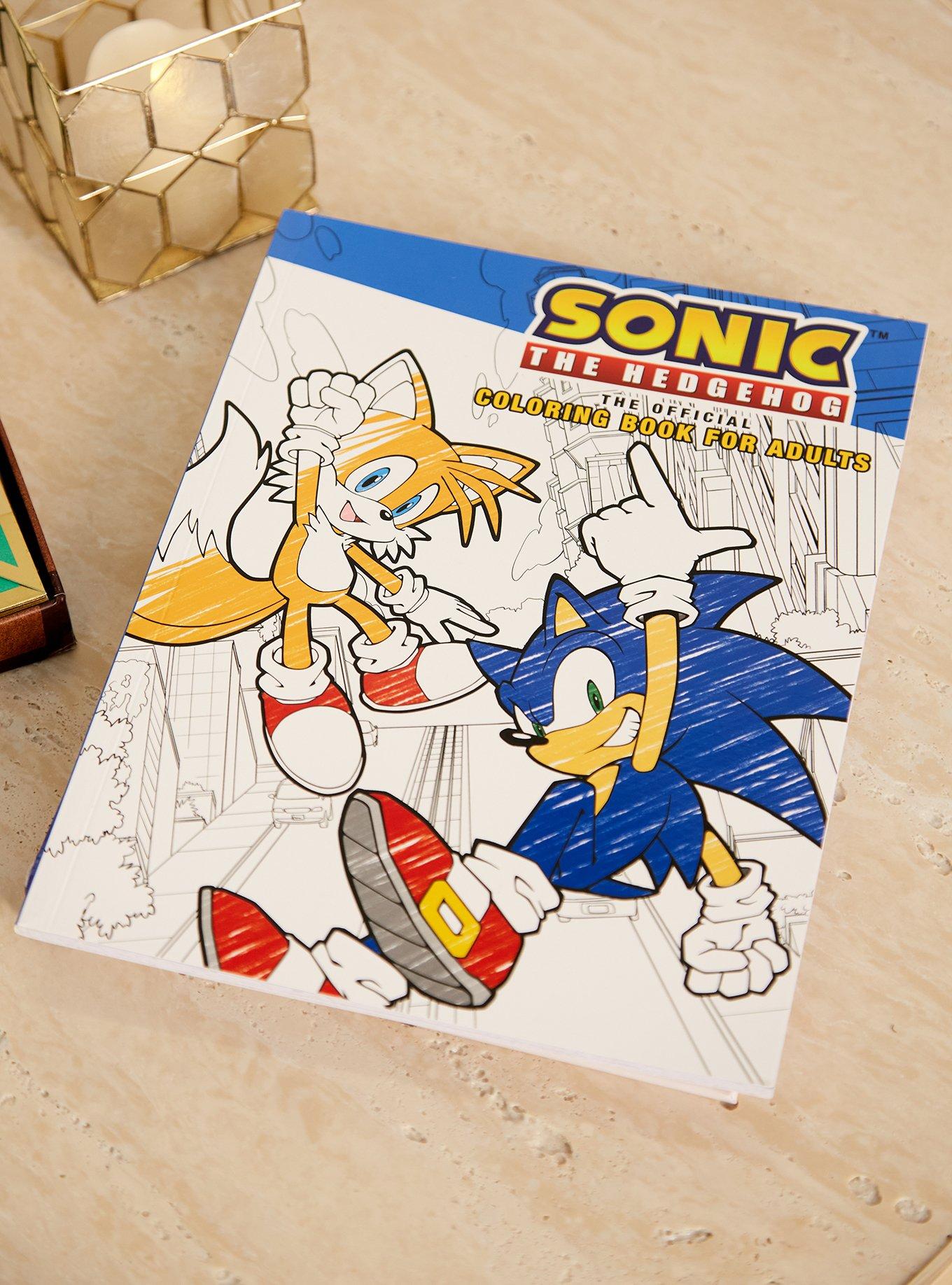Sonic the Hedgehog: The Official Coloring Book For Adults, , hi-res