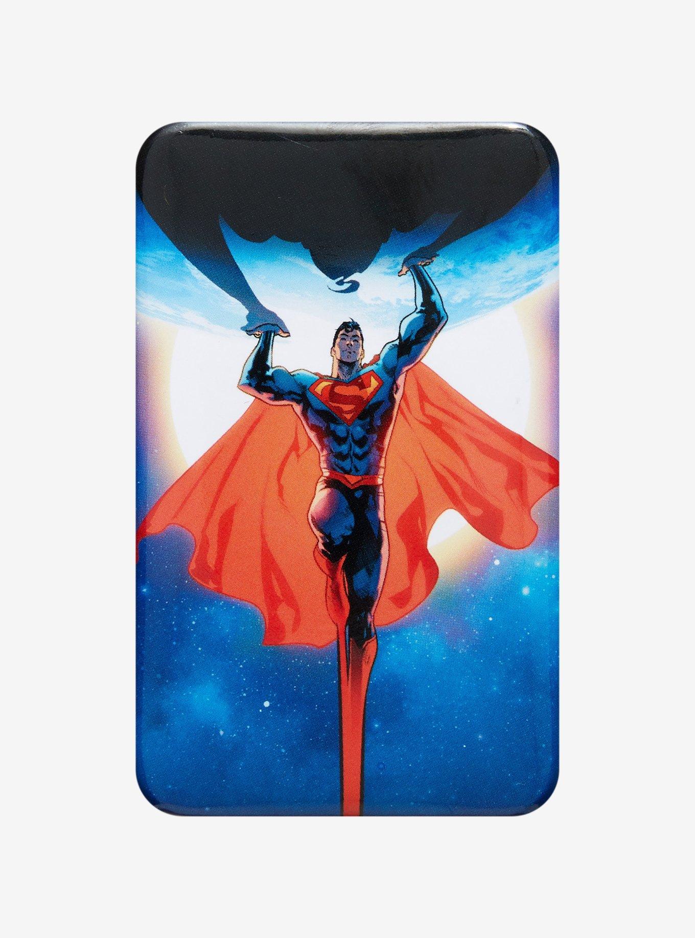 DC Comics Superman Strength Rectangular Button, , hi-res
