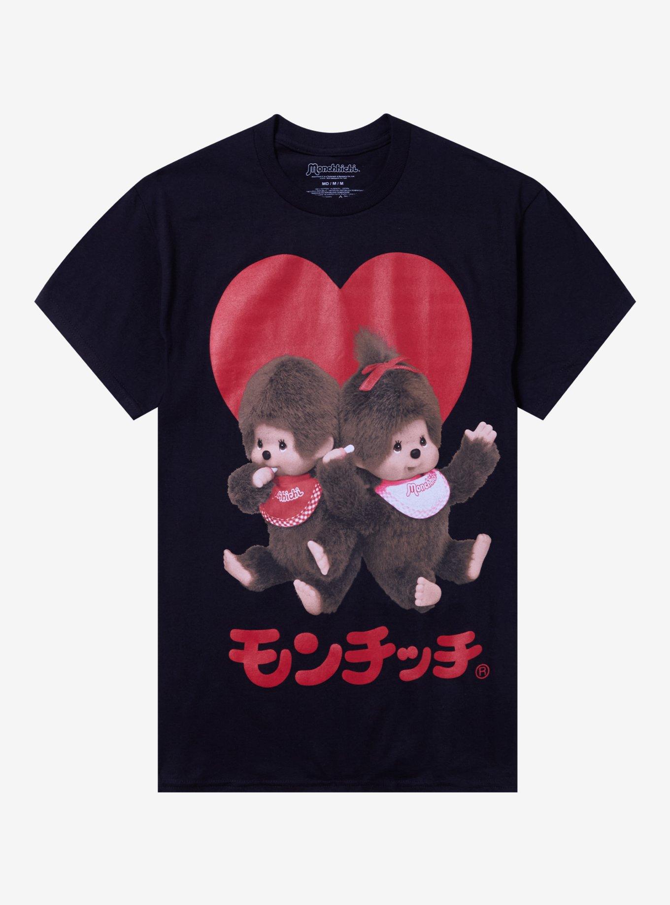 Monchhichi Heart T-Shirt, , hi-res