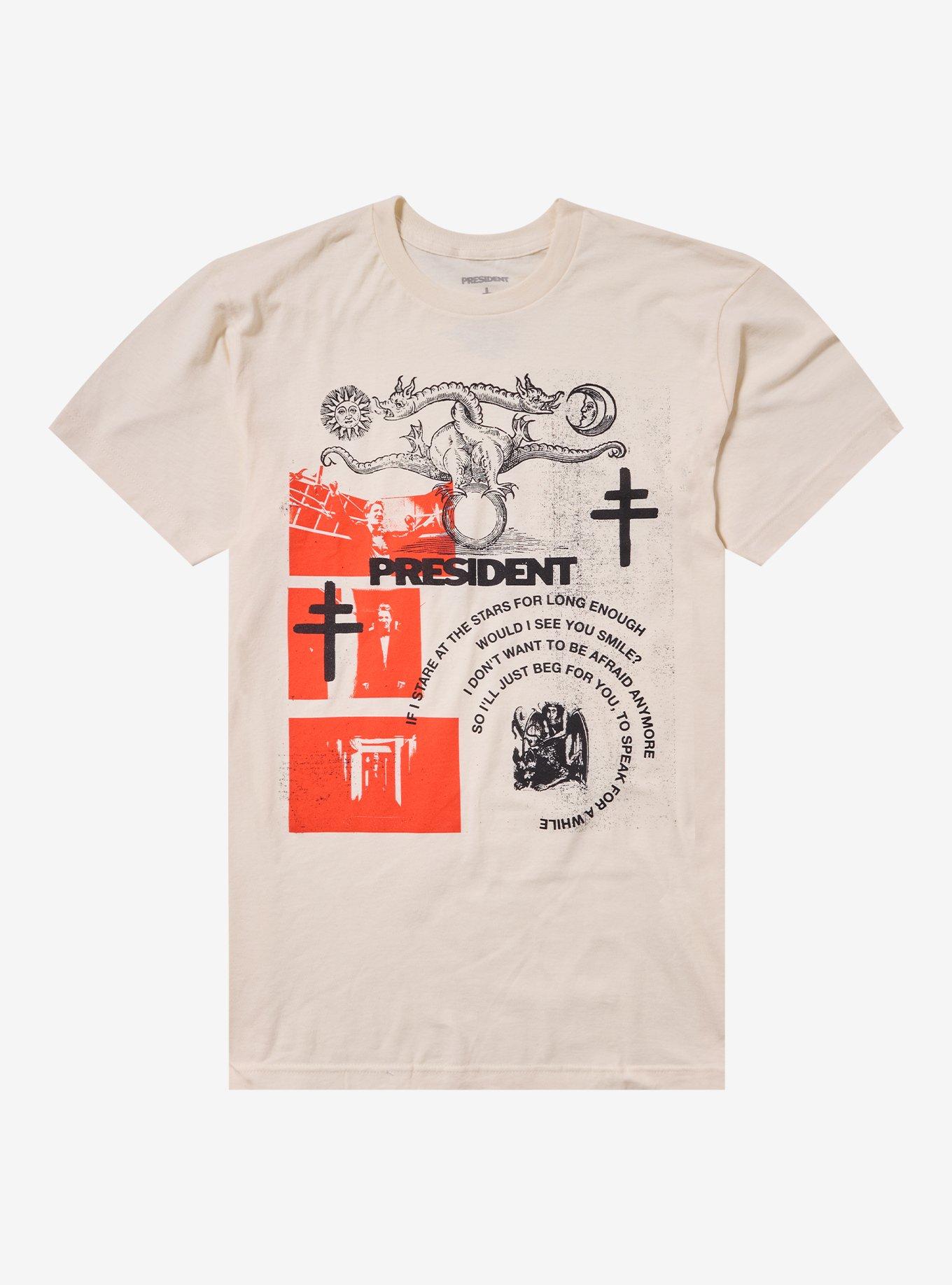 President Dionysus Spiral Lyrics T-Shirt, , hi-res