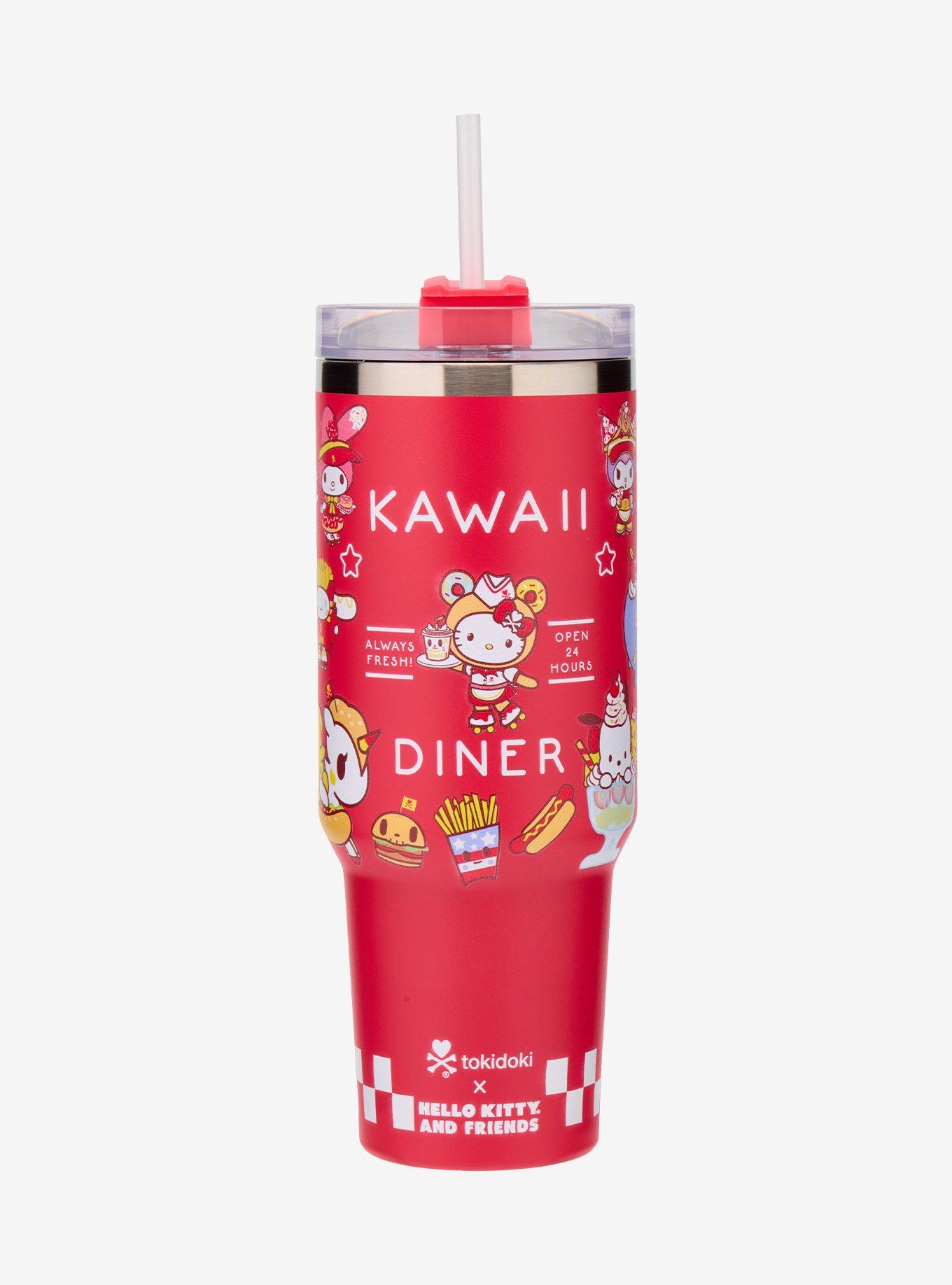 tokidoki X Hello Kitty And Friends Kawaii Diner Stainless Steel Travel Cup, , hi-res