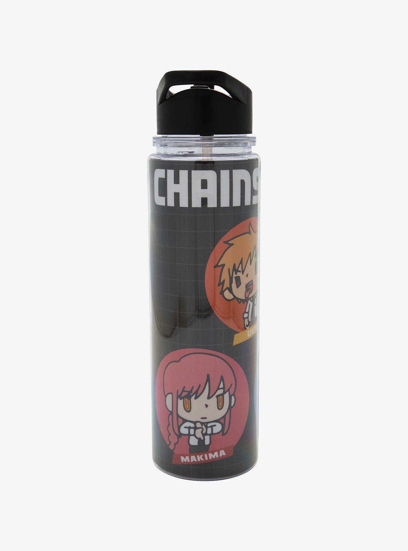 Chainsaw Man Chibi Group Water Bottle, , hi-res