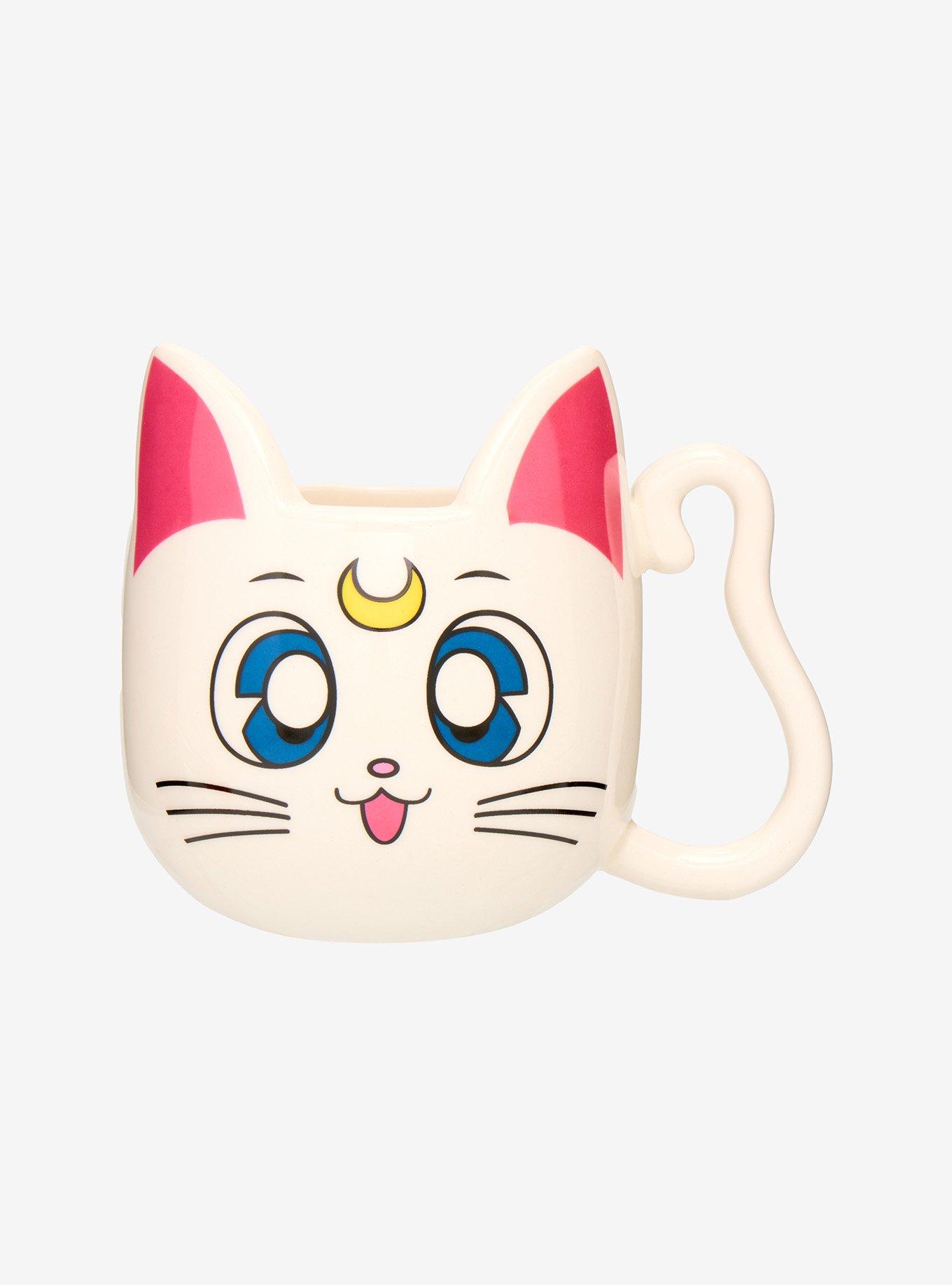 Pretty Guardian Sailor Moon Artemis Figural Mug, , hi-res