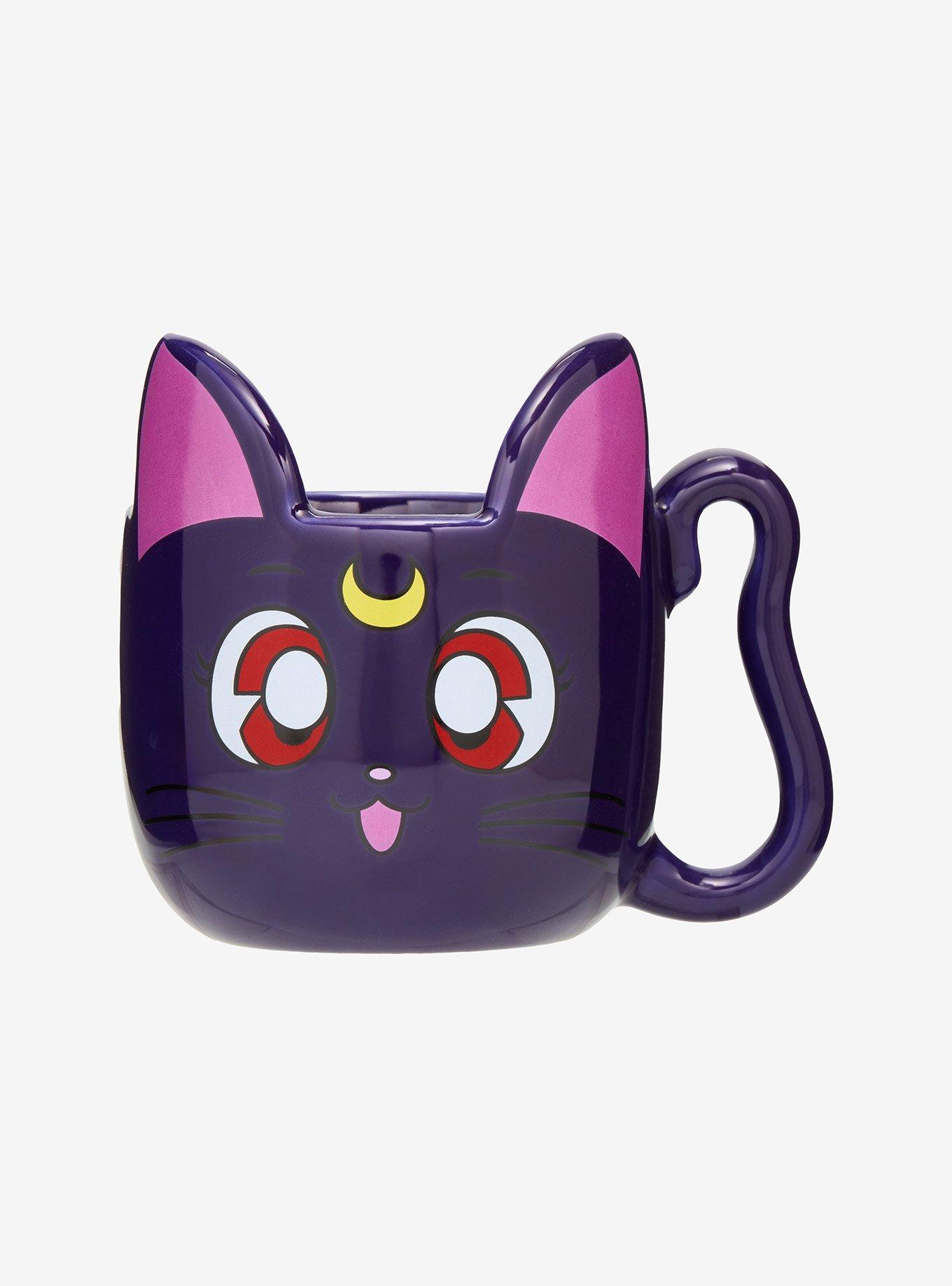 Pretty Guardian Sailor Moon Luna Figural Mug, , hi-res