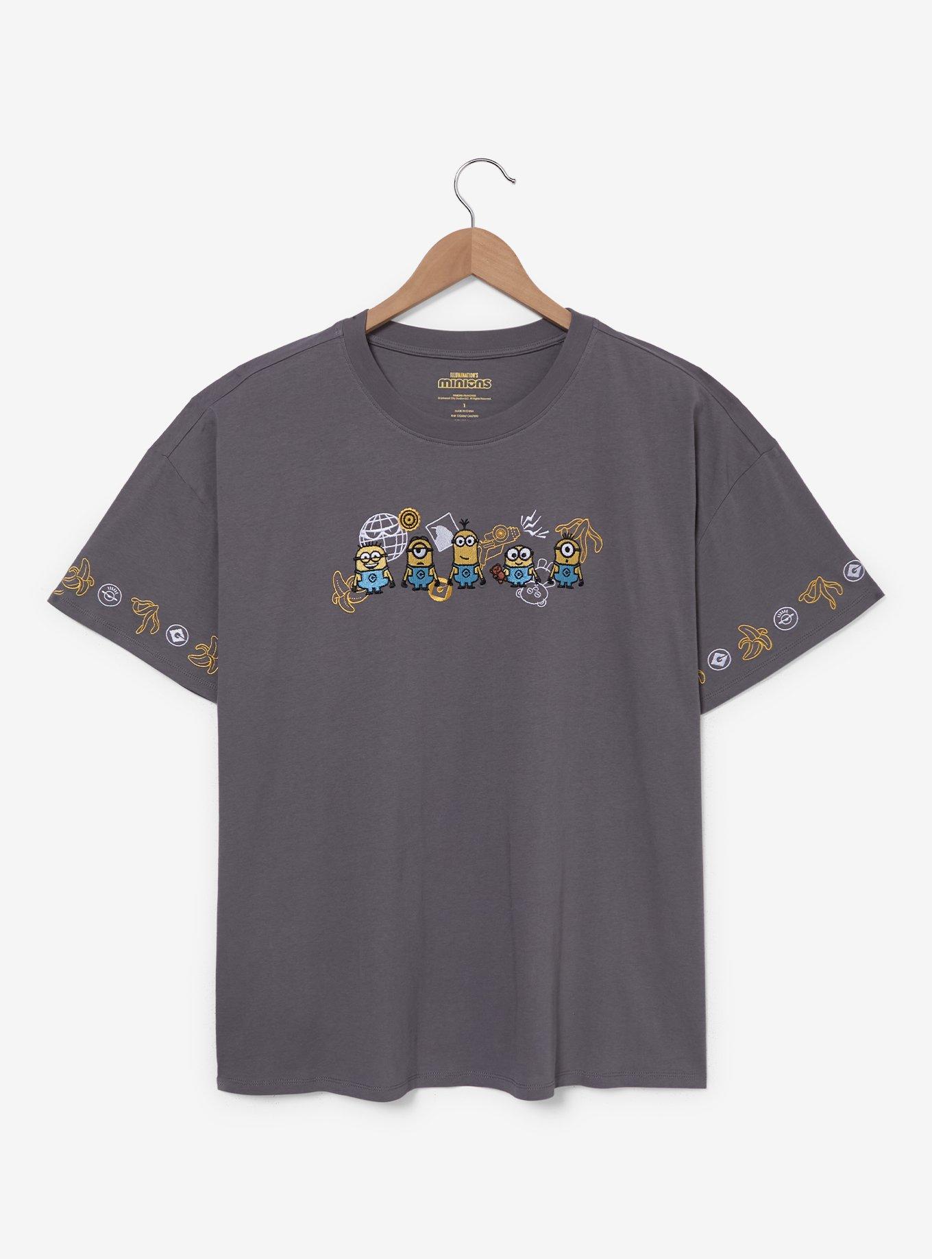 Minions Lineup Women's Plus Size T-Shirt - BoxLunch Exclusive, , hi-res