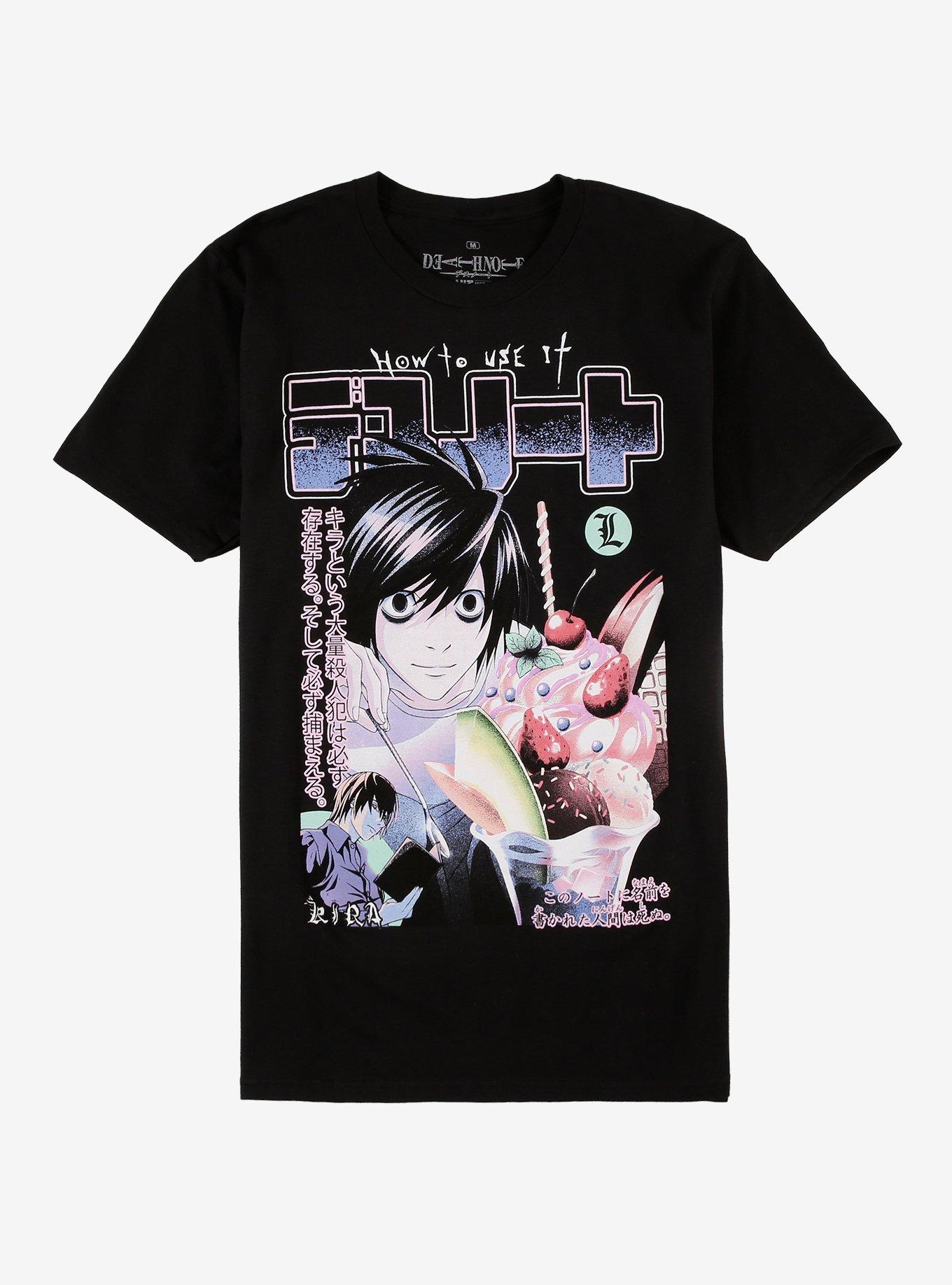 Death Note L Dessert Magazine Cover T-Shirt, , hi-res