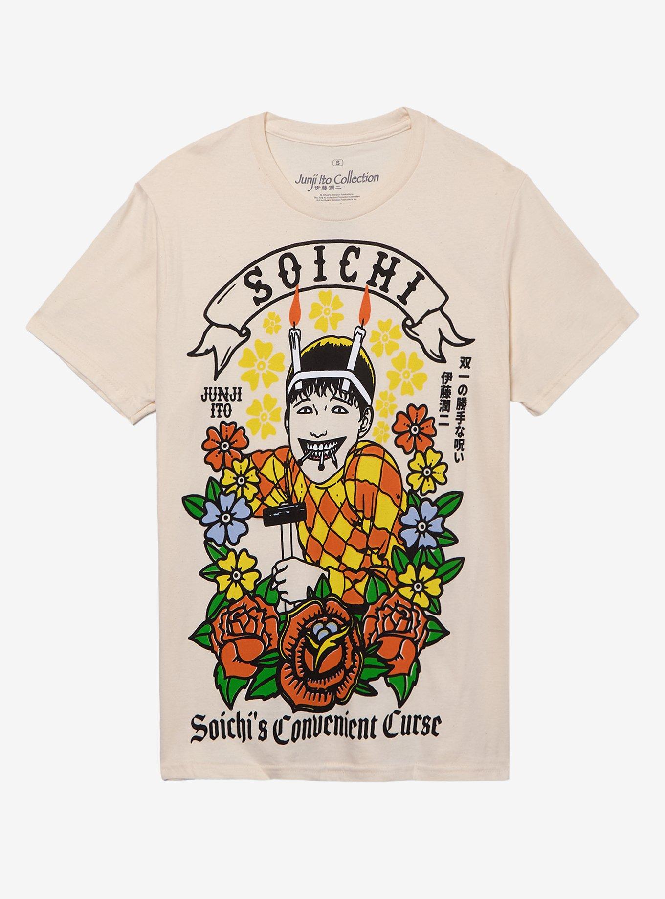 Junji Ito Soichi's Convenient Curse Flowers T-Shirt, , hi-res