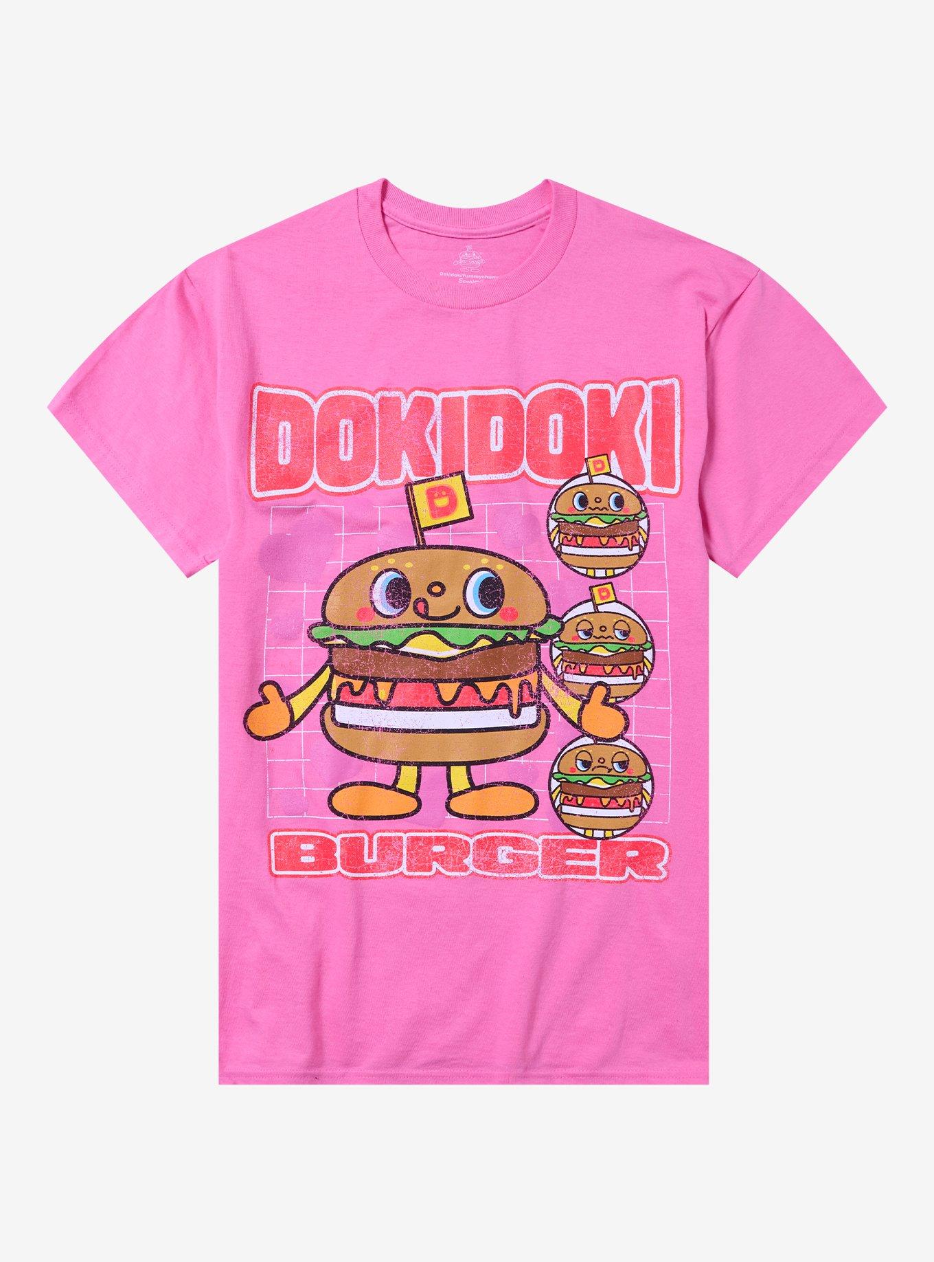 Dokidoki Burger Collage T-Shirt, , hi-res