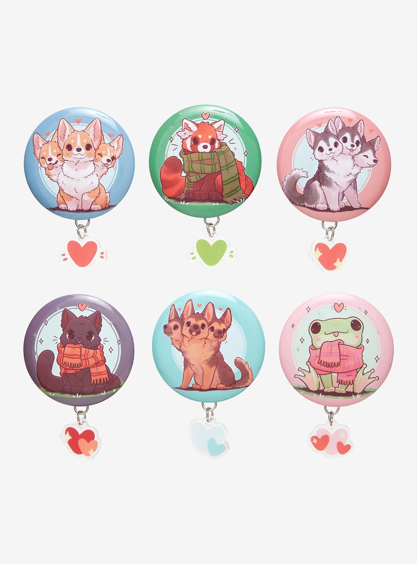 Naomi Lord Art Animal Blind Bag Button Pin, , hi-res