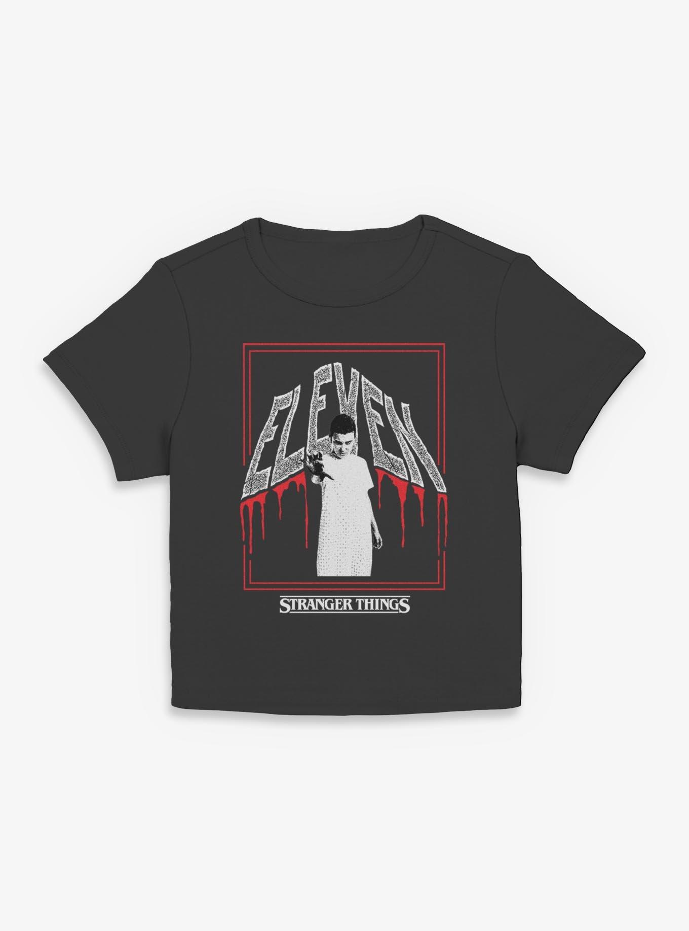 Stranger Things Eleven Boxed Blood Drip Girls Baby T-Shirt, BLACK, hi-res