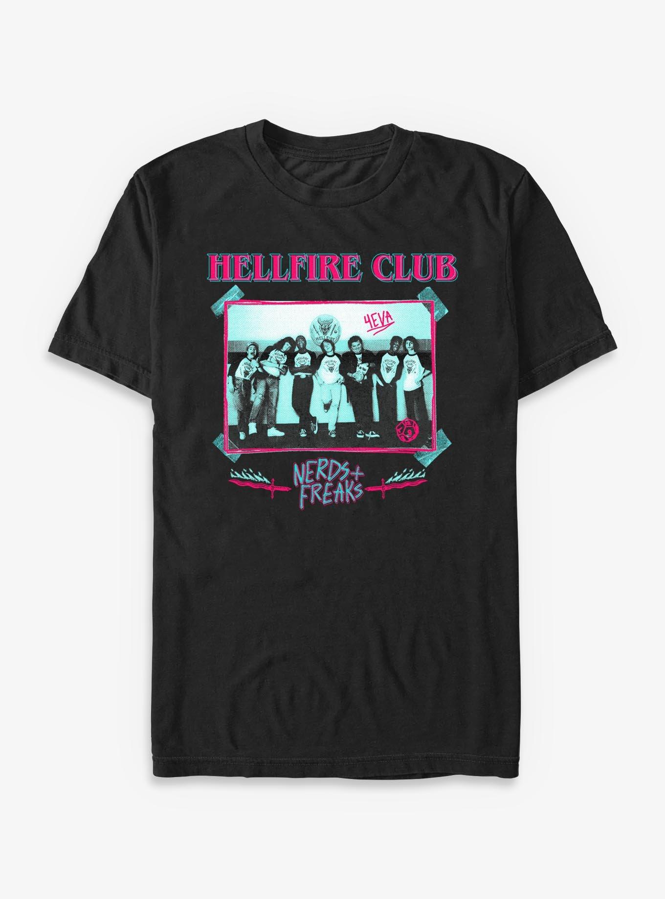 Stranger Things Hellfire Club Group T-Shirt