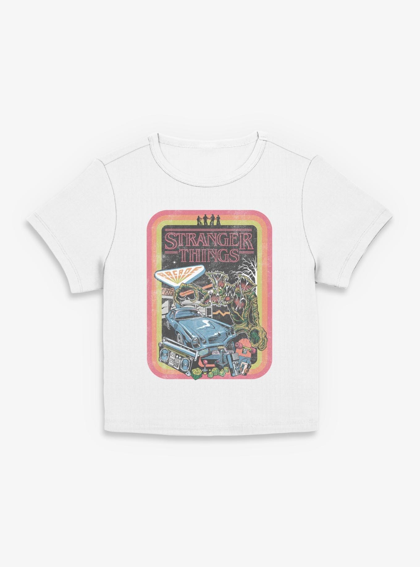 Stranger Things Retro Collage Girls Baby T-Shirt, , hi-res