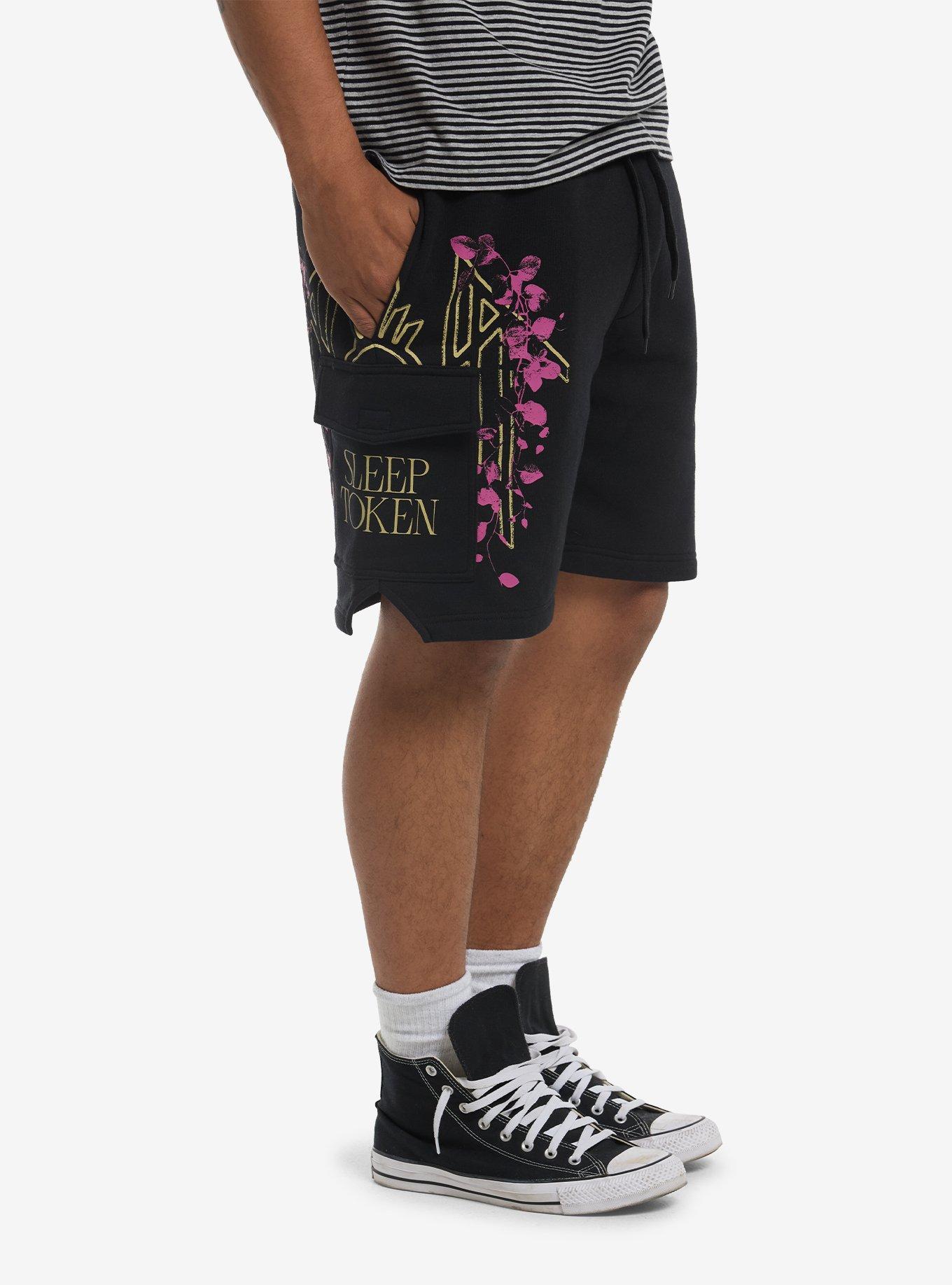 Sleep Token Even In Arcadia Cargo Lounge Shorts, , hi-res