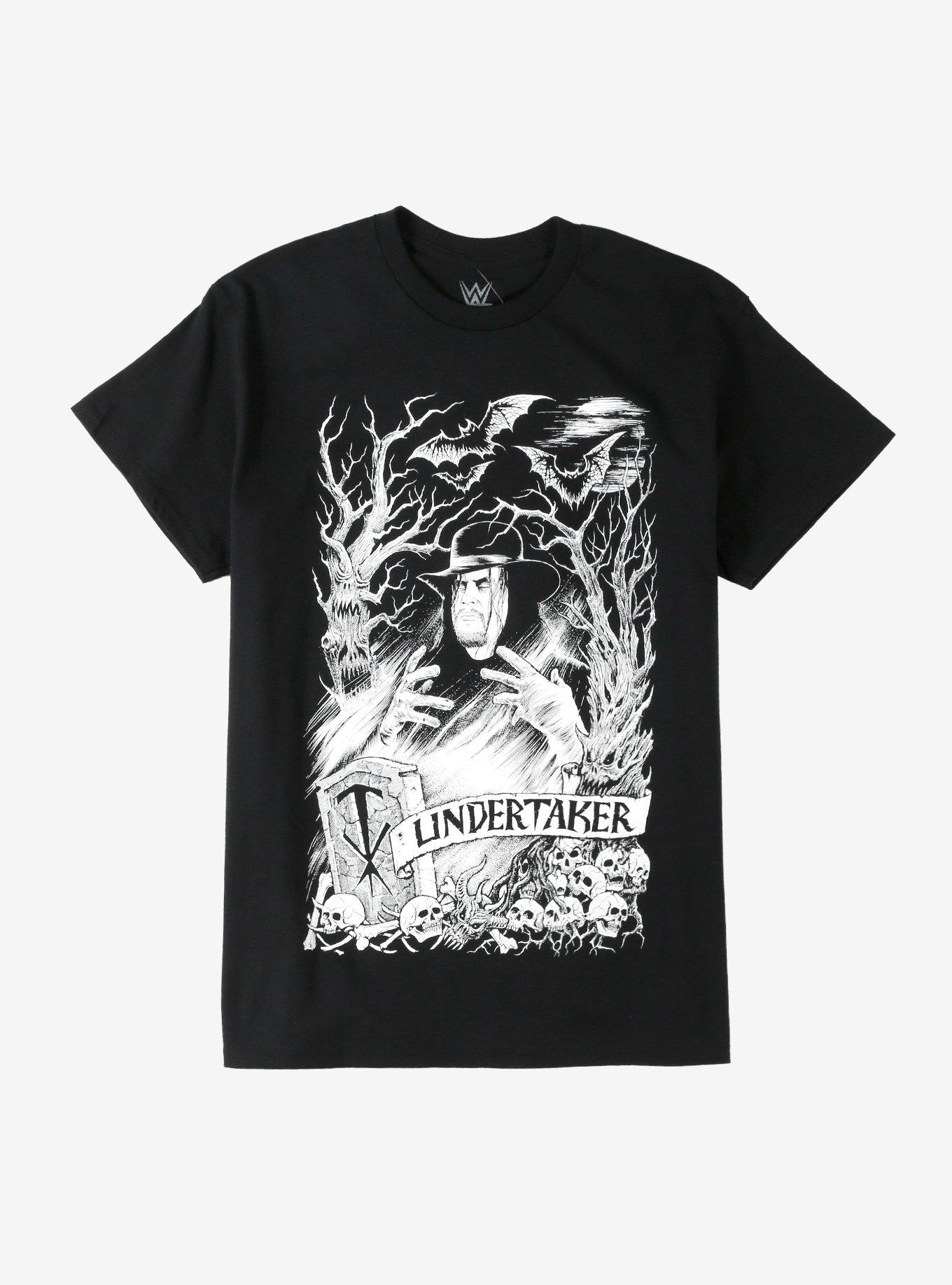 WWE X Sawblade Undertaker Graveyard T-Shirt, , hi-res