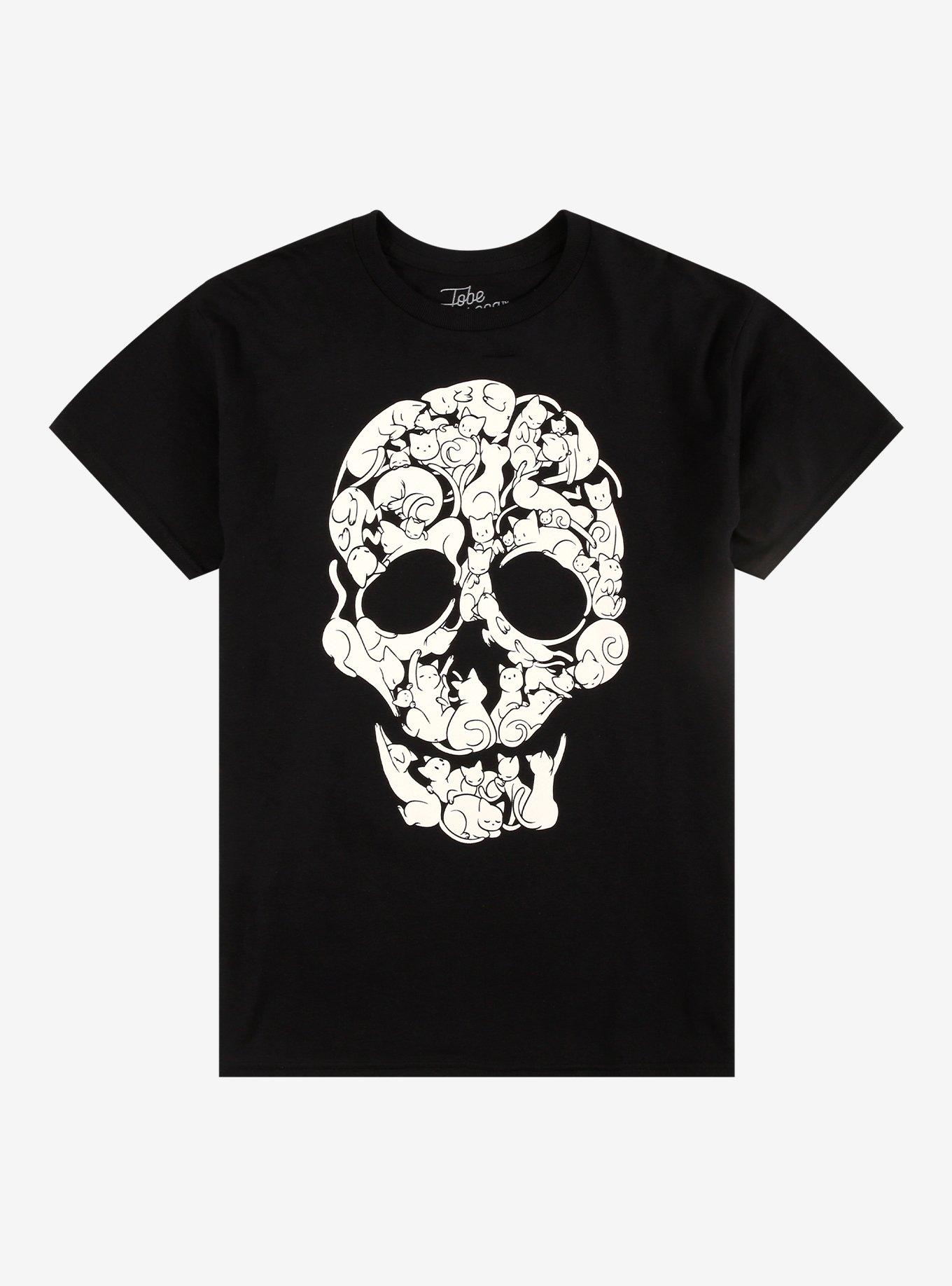 Cats Skull T-Shirt By Tobe Fonseca, , hi-res