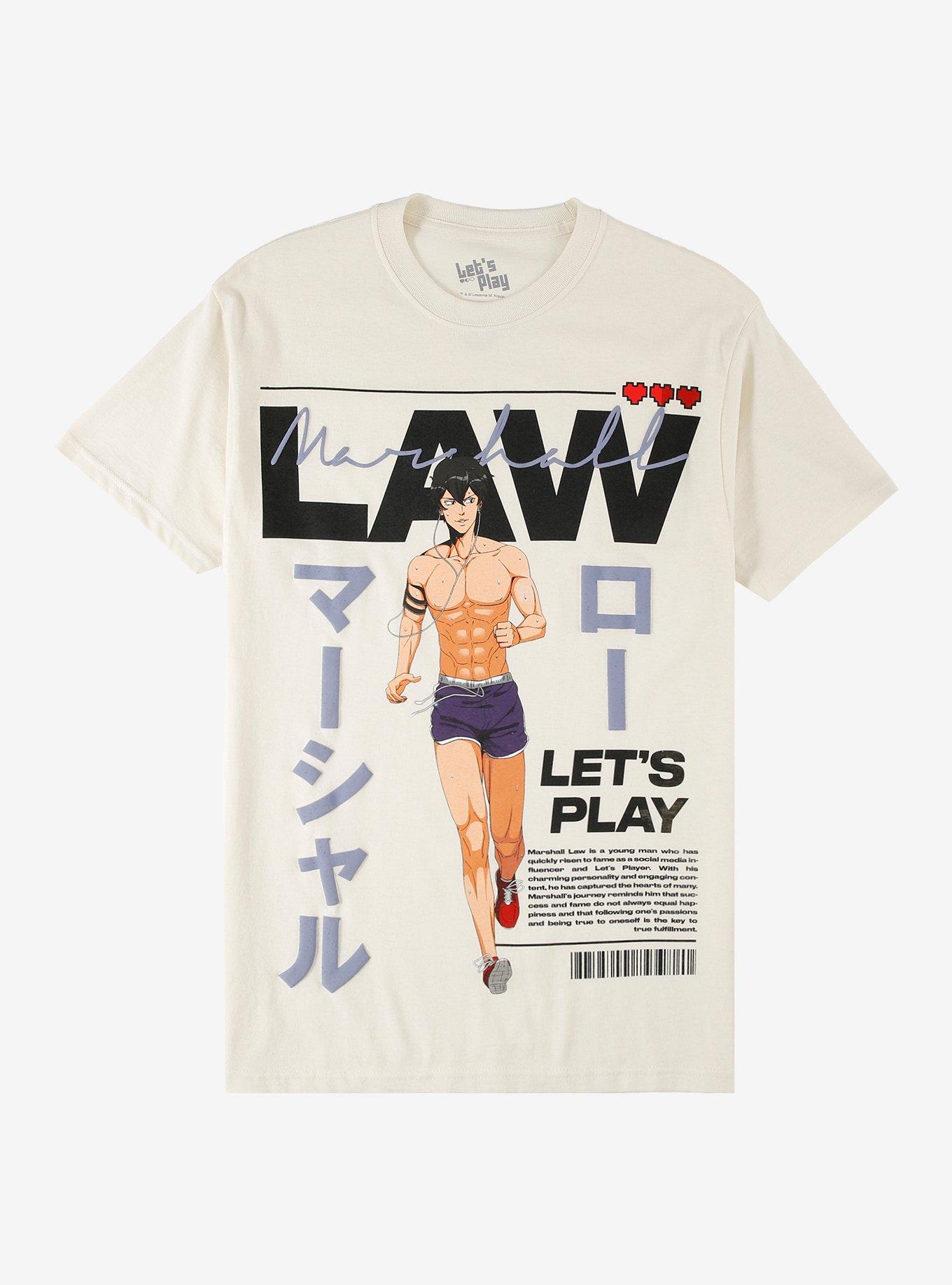 Let's Play Marshall Law Magazine Cover T-Shirt