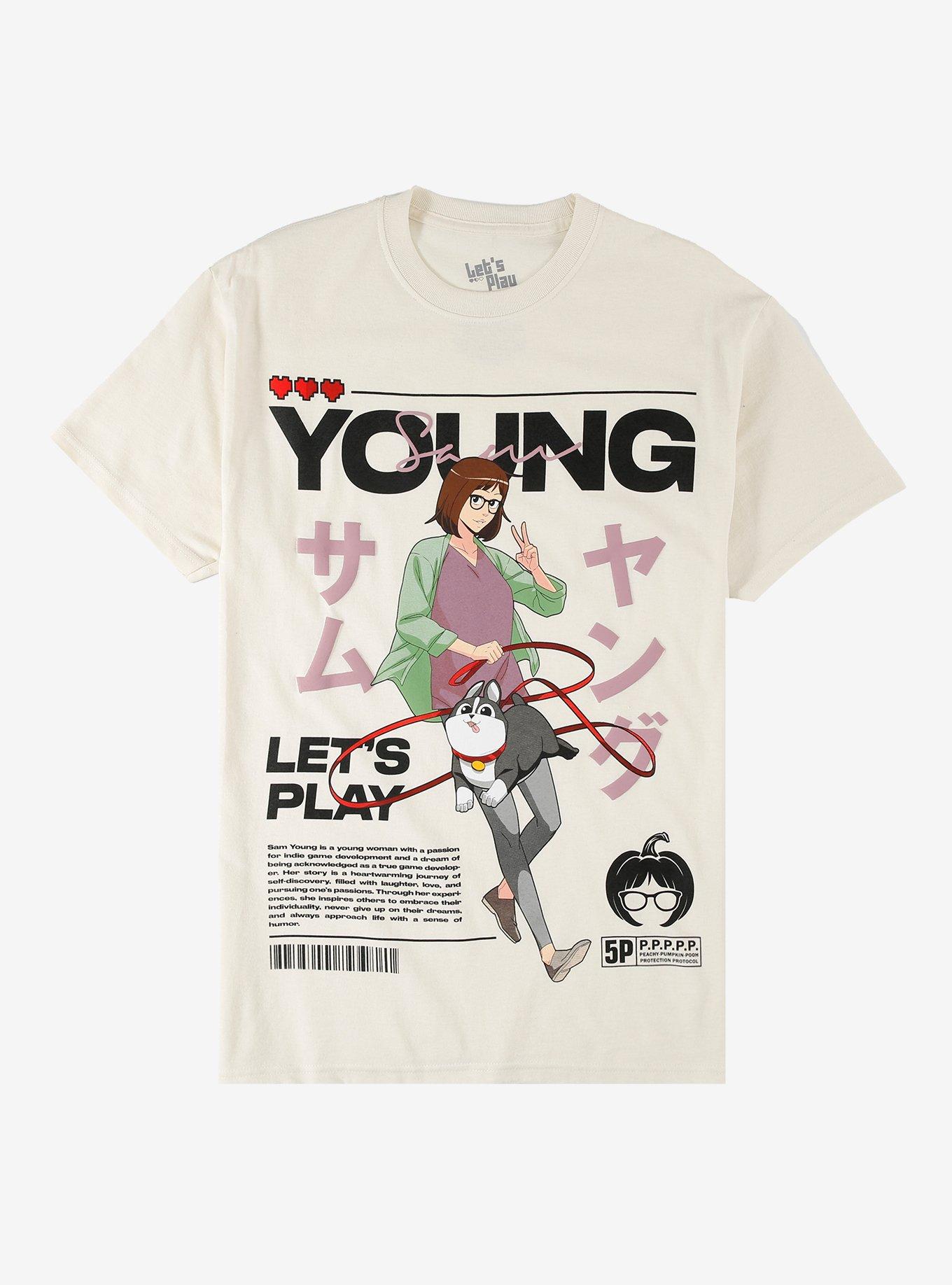 Let's Play Sam Young Magazine Cover T-Shirt