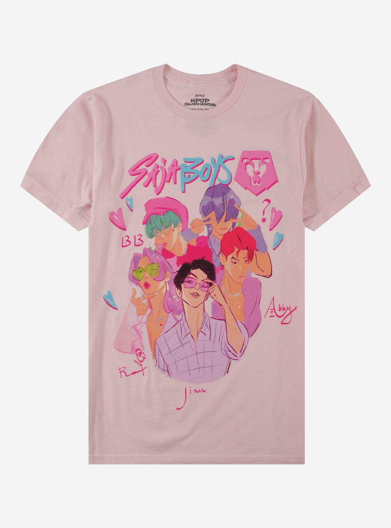 KPop Demon Hunters Saja Boys Soda Pop Signature T-Shirt, , hi-res
