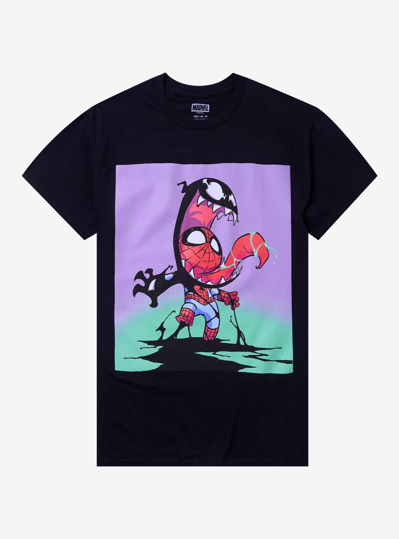 Marvel Chibi Spider-Man Symbiote T-Shirt, , hi-res